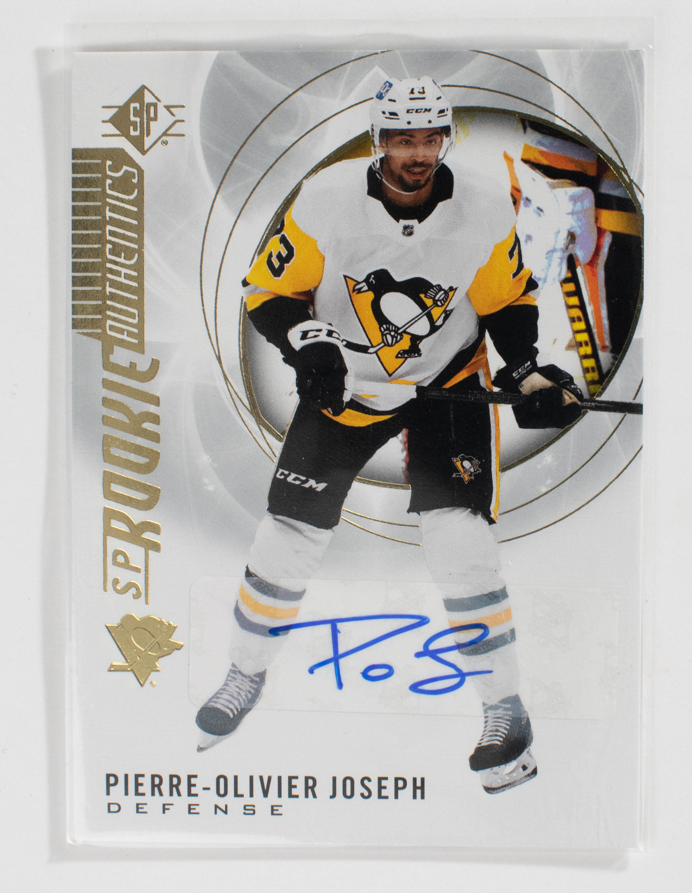 Pierre-Olivier Joseph 107 SP Authentics Rookie Card 20-21 Auto