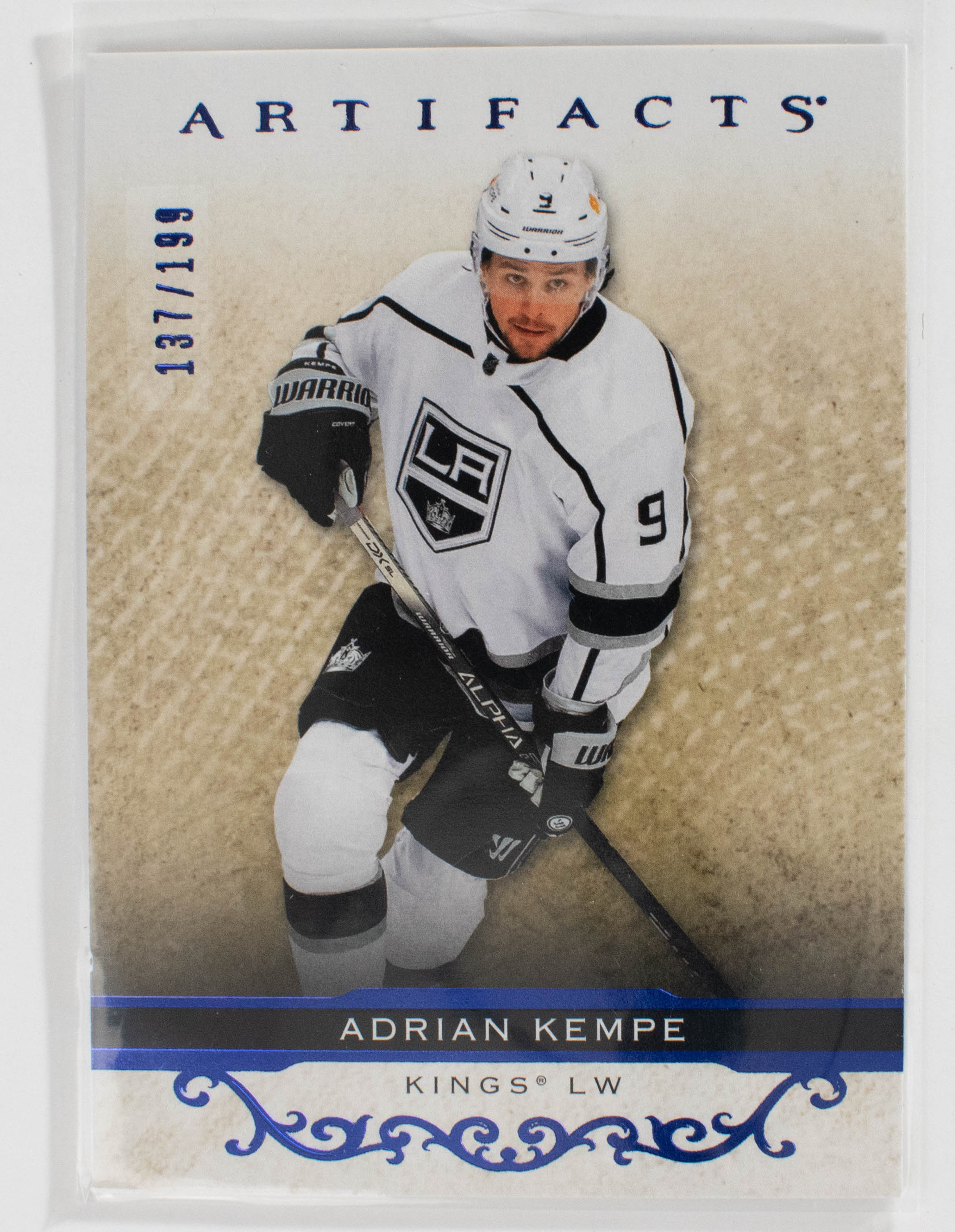 Adrian Kempe 18 Artifacts LA Kings /199 Upper Deck 21-22 Royal Blue