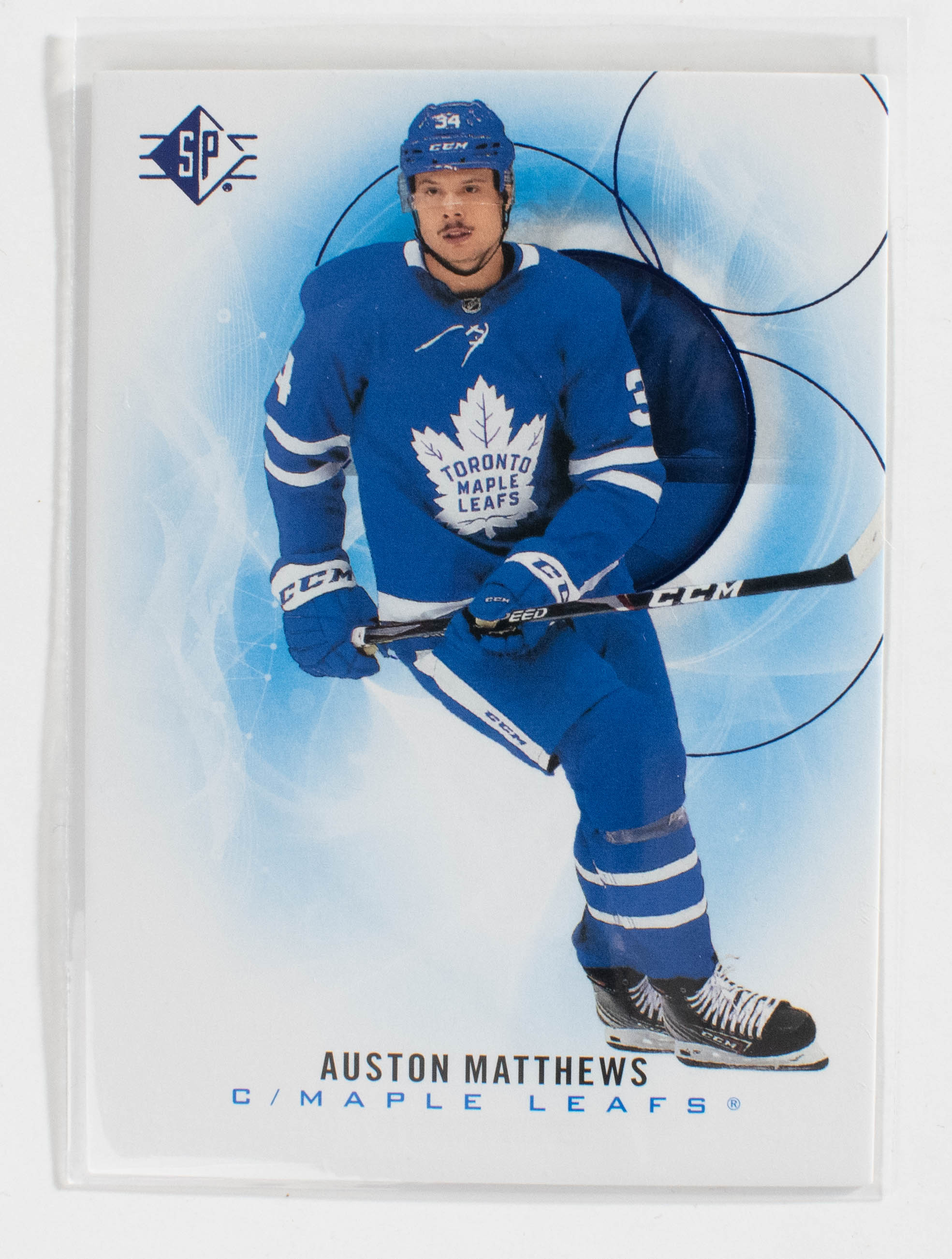 Austin Matthews 58 Maple Leafs SP Hockey 20-21 UD