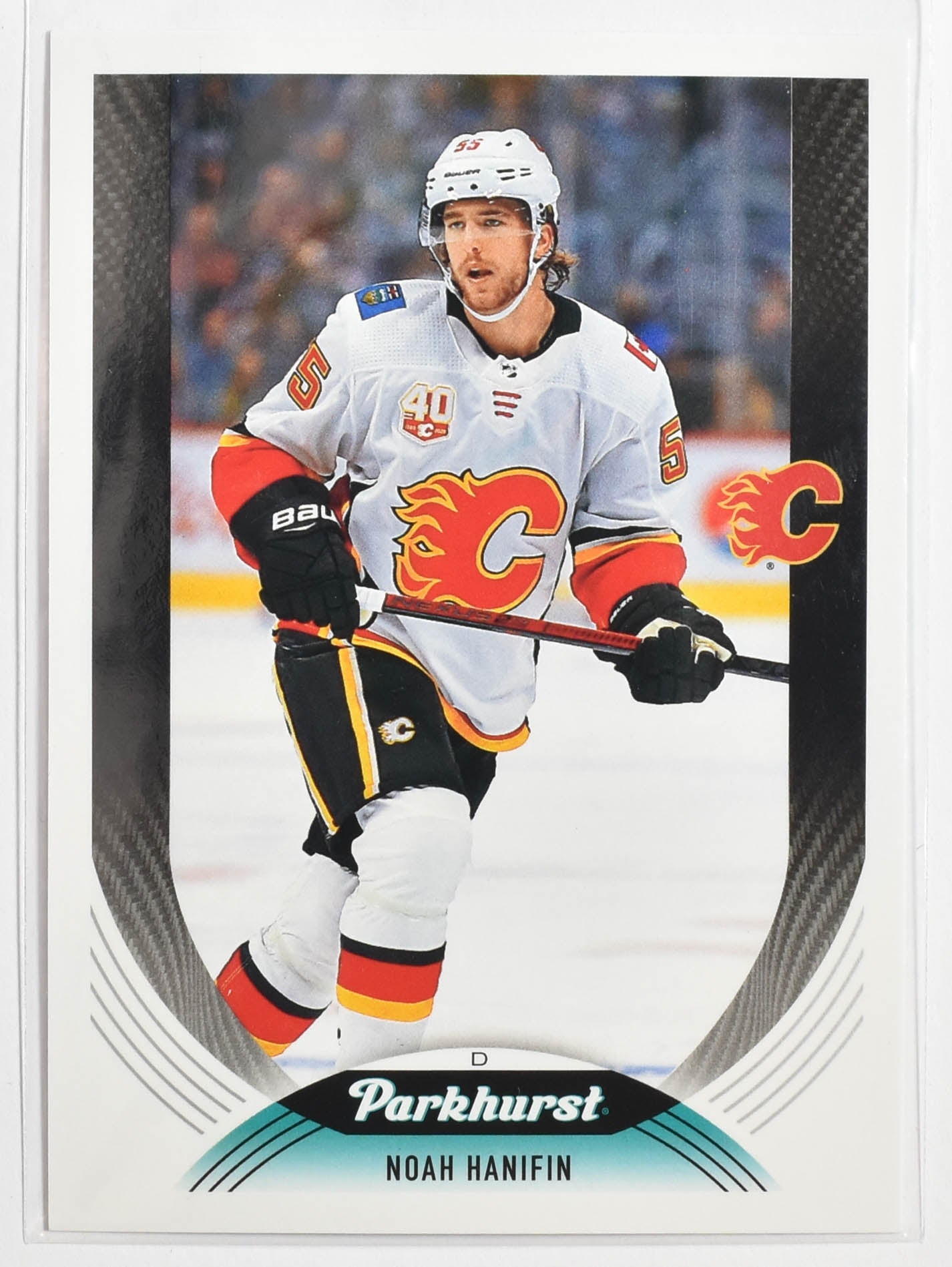 Noah Hanifin 203 Calgary Flames Parkhurst Upper Deck Hockey 2020 - 2021 Mint