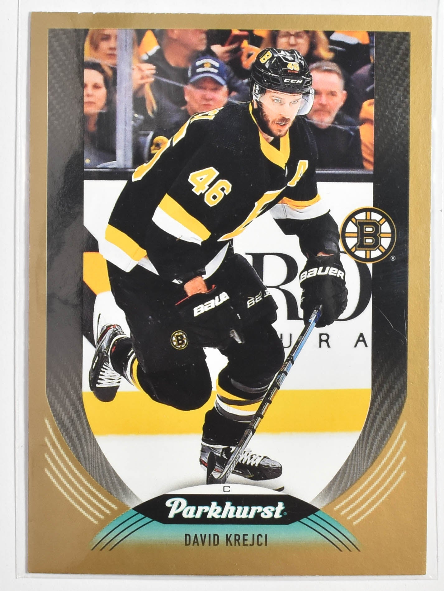 David Krejci 20 Boston Bruins Parkhurst Upper Deck Hockey 2021 Mint