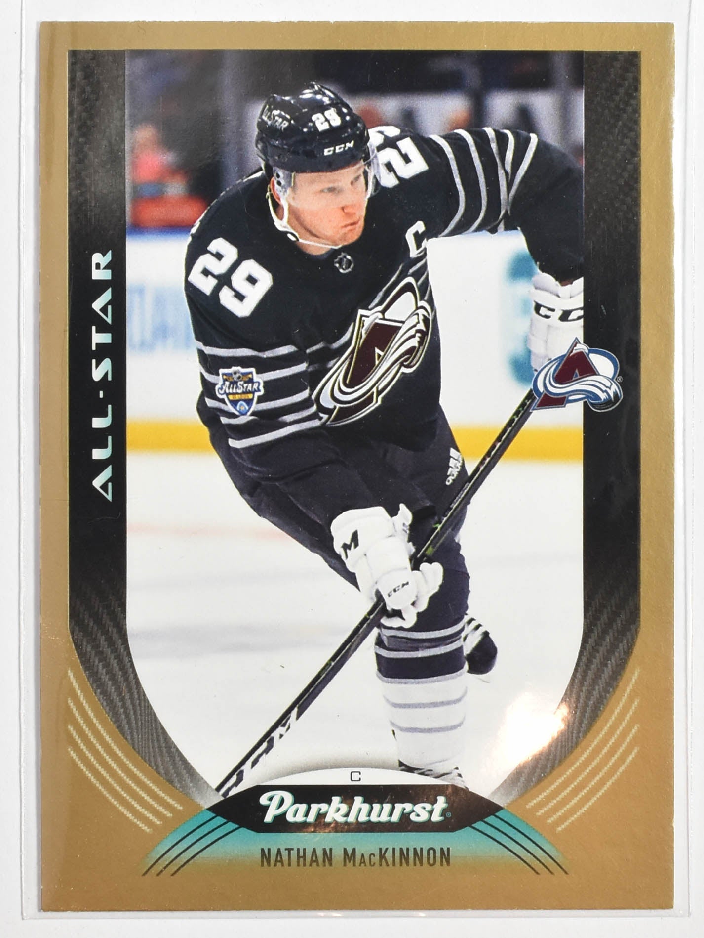 Nathan MacKinnon 222 Colorado Avalanche Parkhurst Upper Deck Hockey 2020