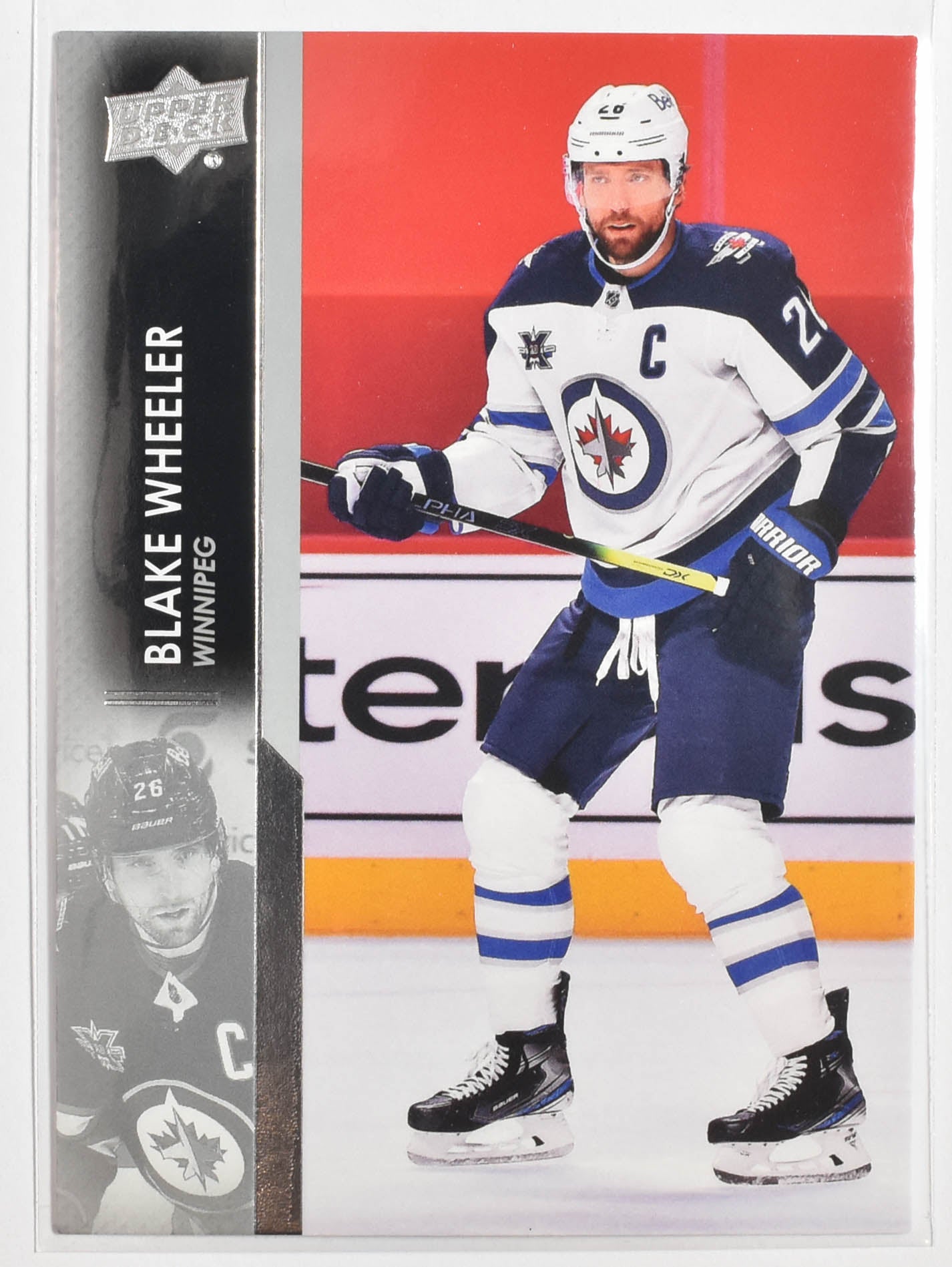 Blake Wheeler 198 Upper Deck NHL 2021-22 Series 1 Jets