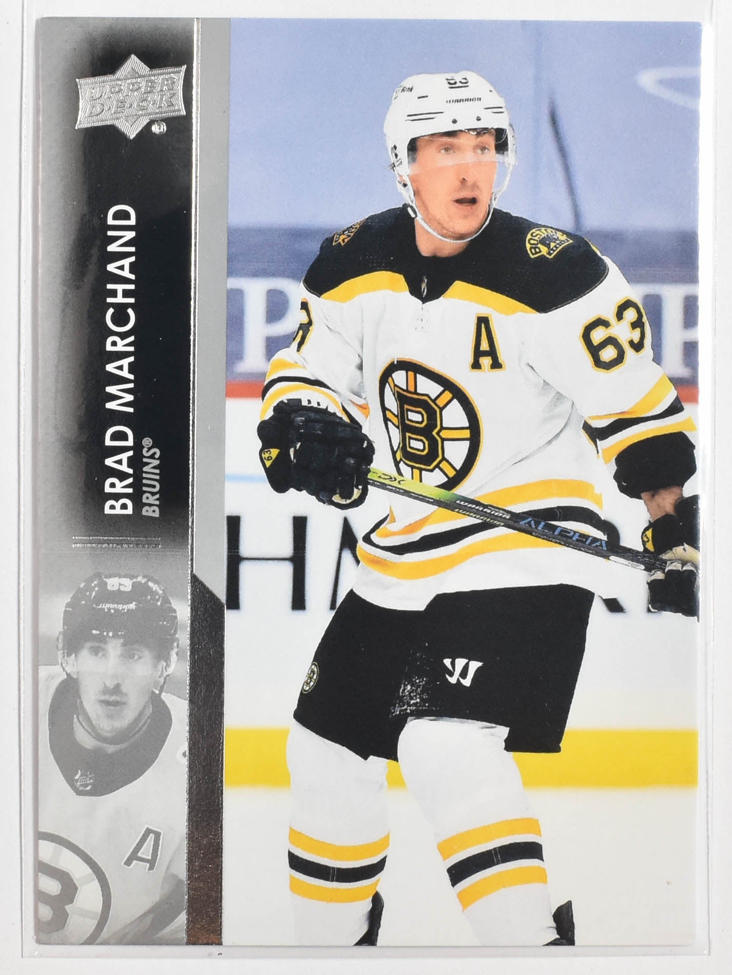 Brad Marchand 17 Boston Bruins Upper Deck NHL 2021-22 Series 1