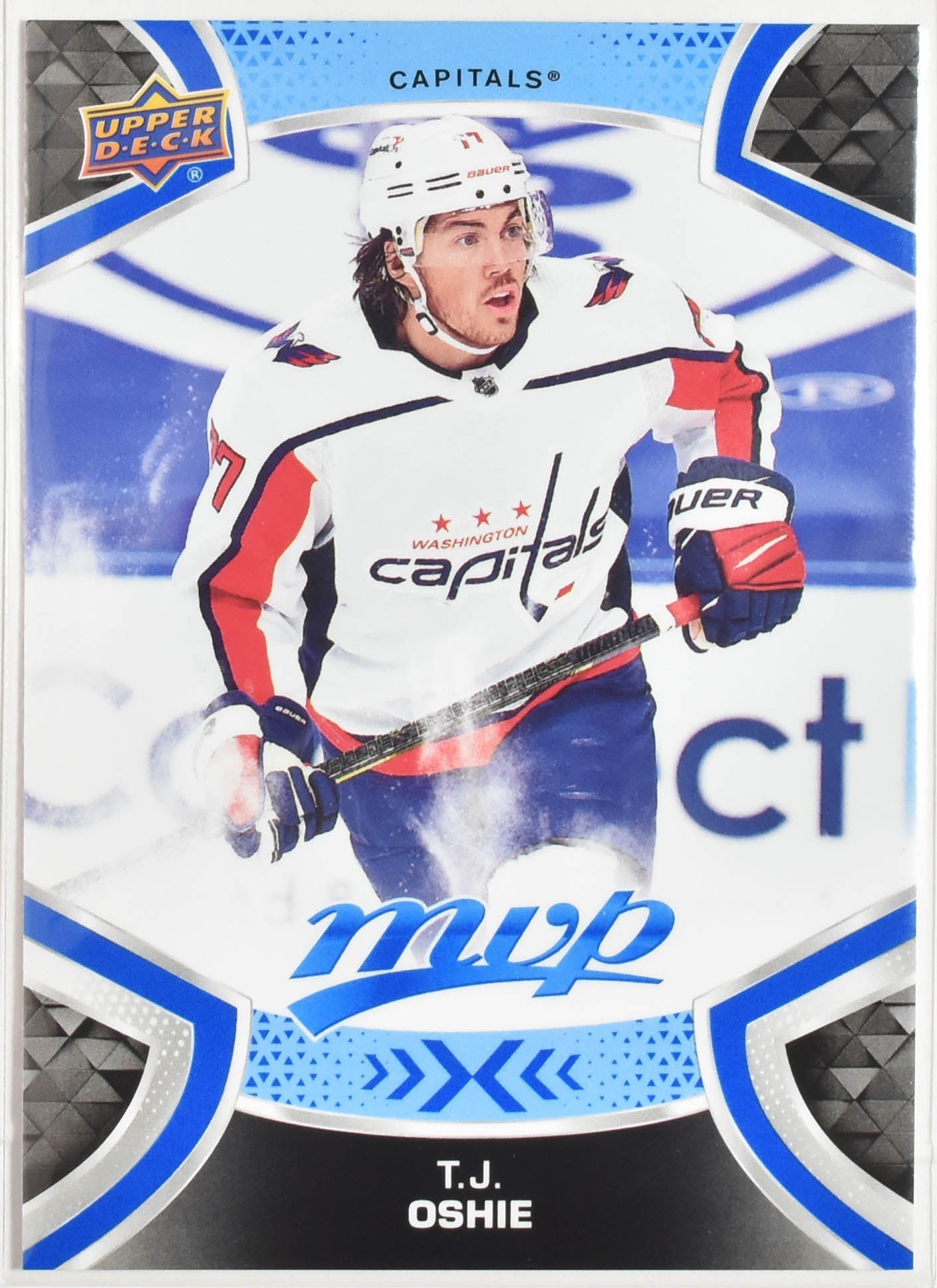 Tj Oshie Capitals 178 MVP NHL Hockey Card Upper Deck 2021-2022