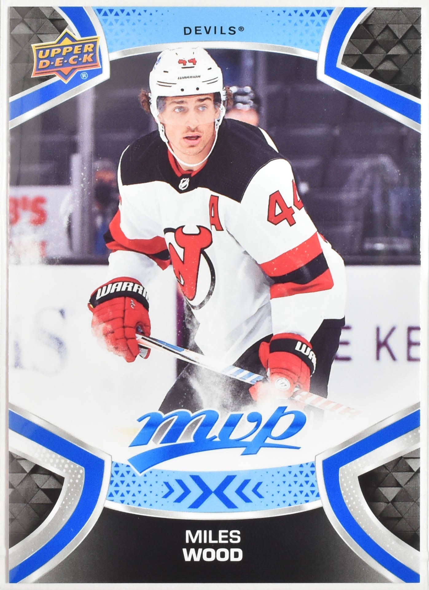 Miles Wood 154 New Jersey Devils MVP NHL Hockey Card Upper Deck Mint