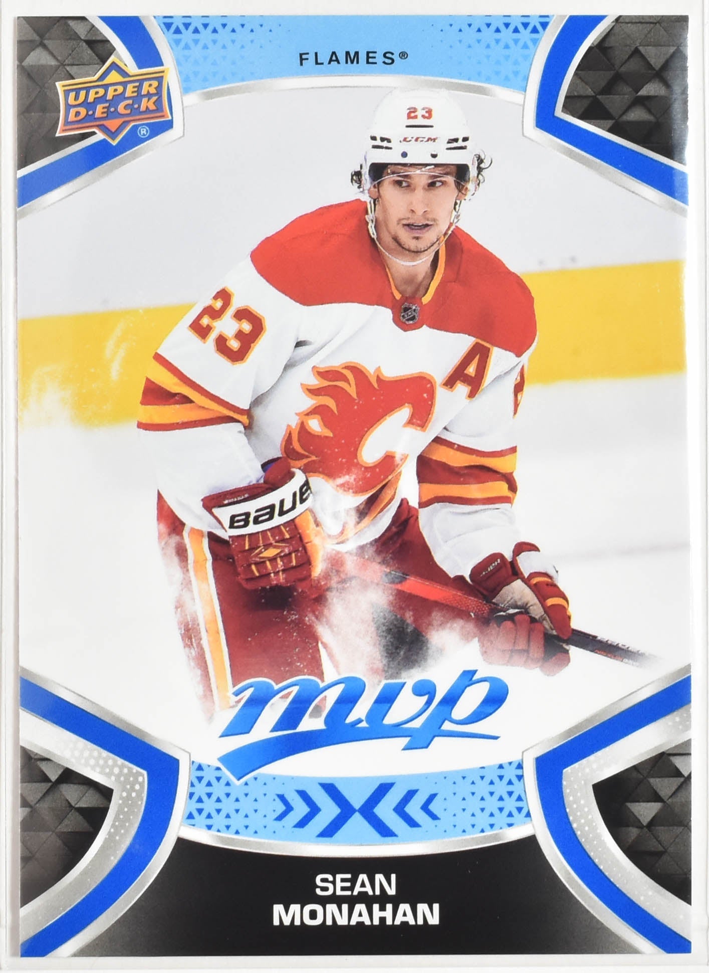 Sean Monahan 123 Calgary Flames MVP Upper Deck 2021 Hockey