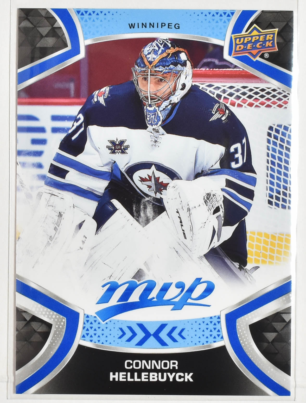 Connor Hellebuyck 155 Winnipeg Jets MVP Upper Deck 2021 Hockey