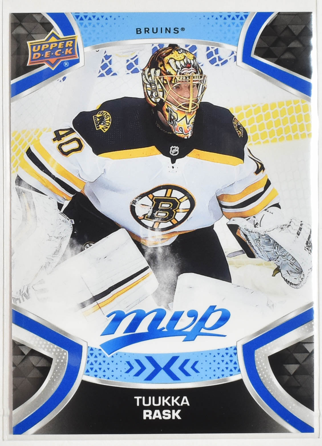 Tuukka Rask 182 Boston Bruins MVP Upper Deck 2021 Hockey