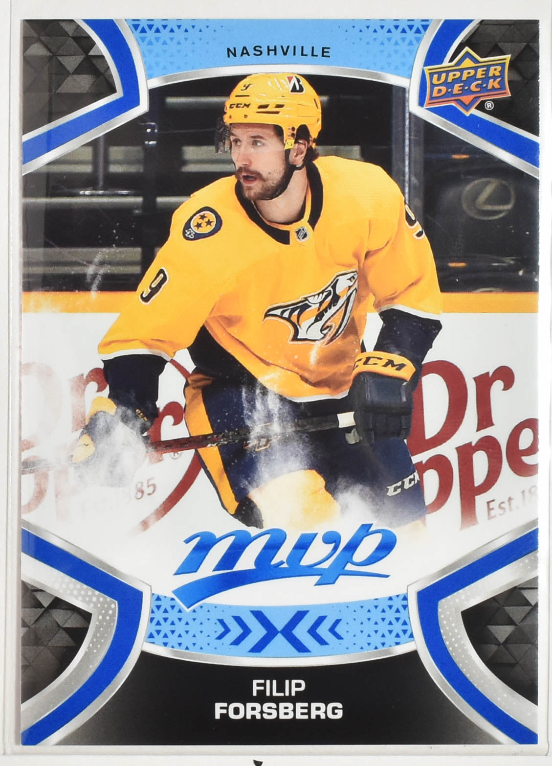 Filip Forsberg 184 Panthers MVP Upper Deck 2021 Hockey