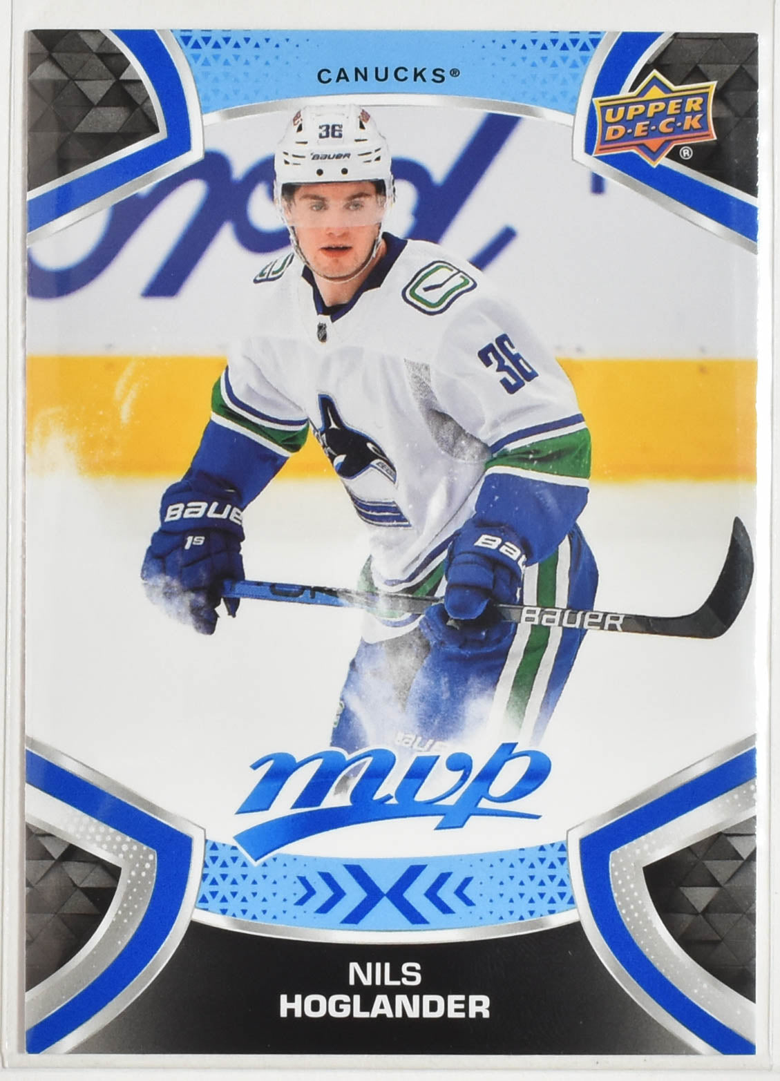 Nils Hoglander 148 Vancouver Canucks MVP Upper Deck 2021 Hockey