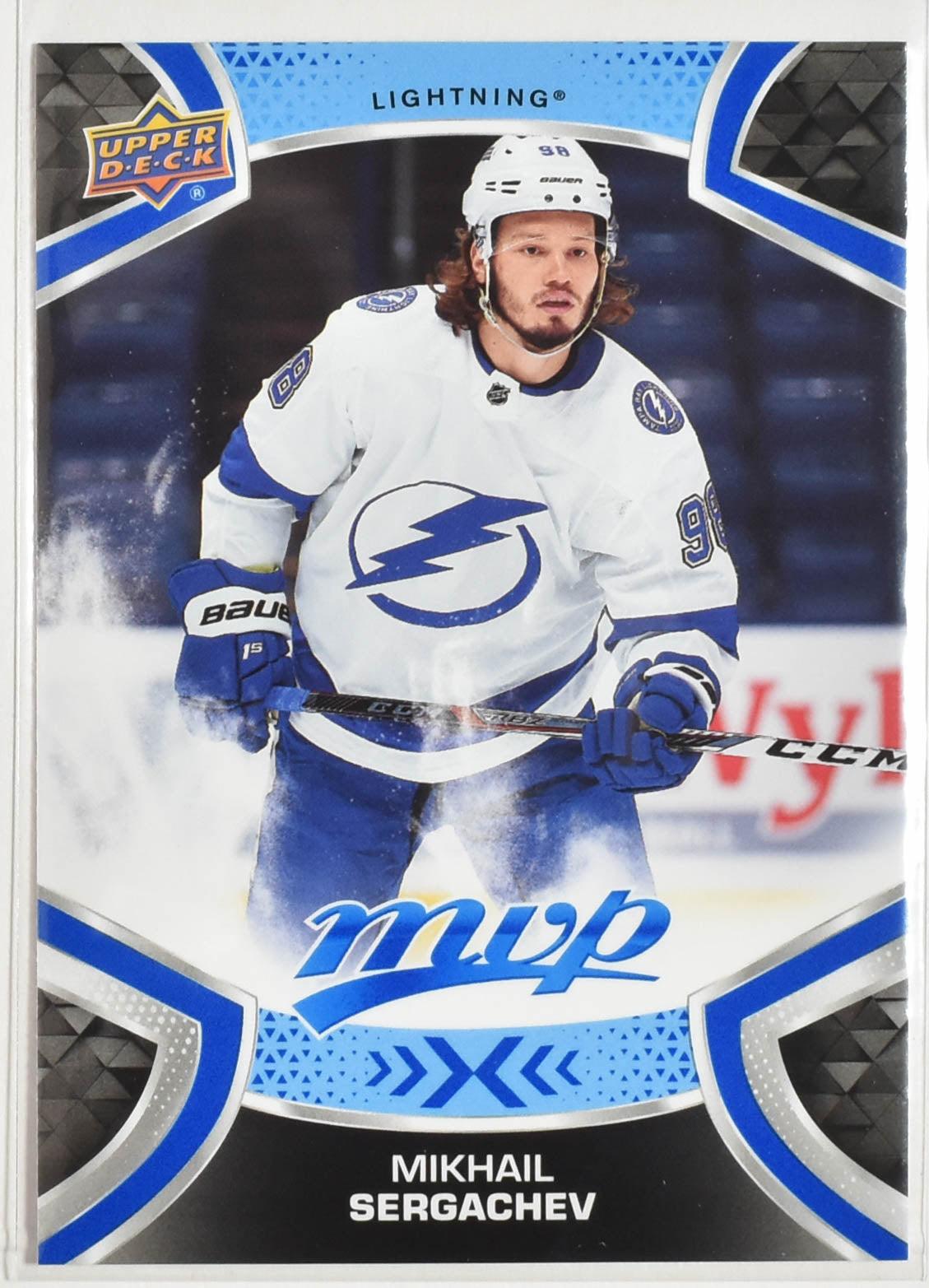 Mikhail Sergachev 150 Tampa Bay Lightening MVP Upper Deck 2021 Hockey