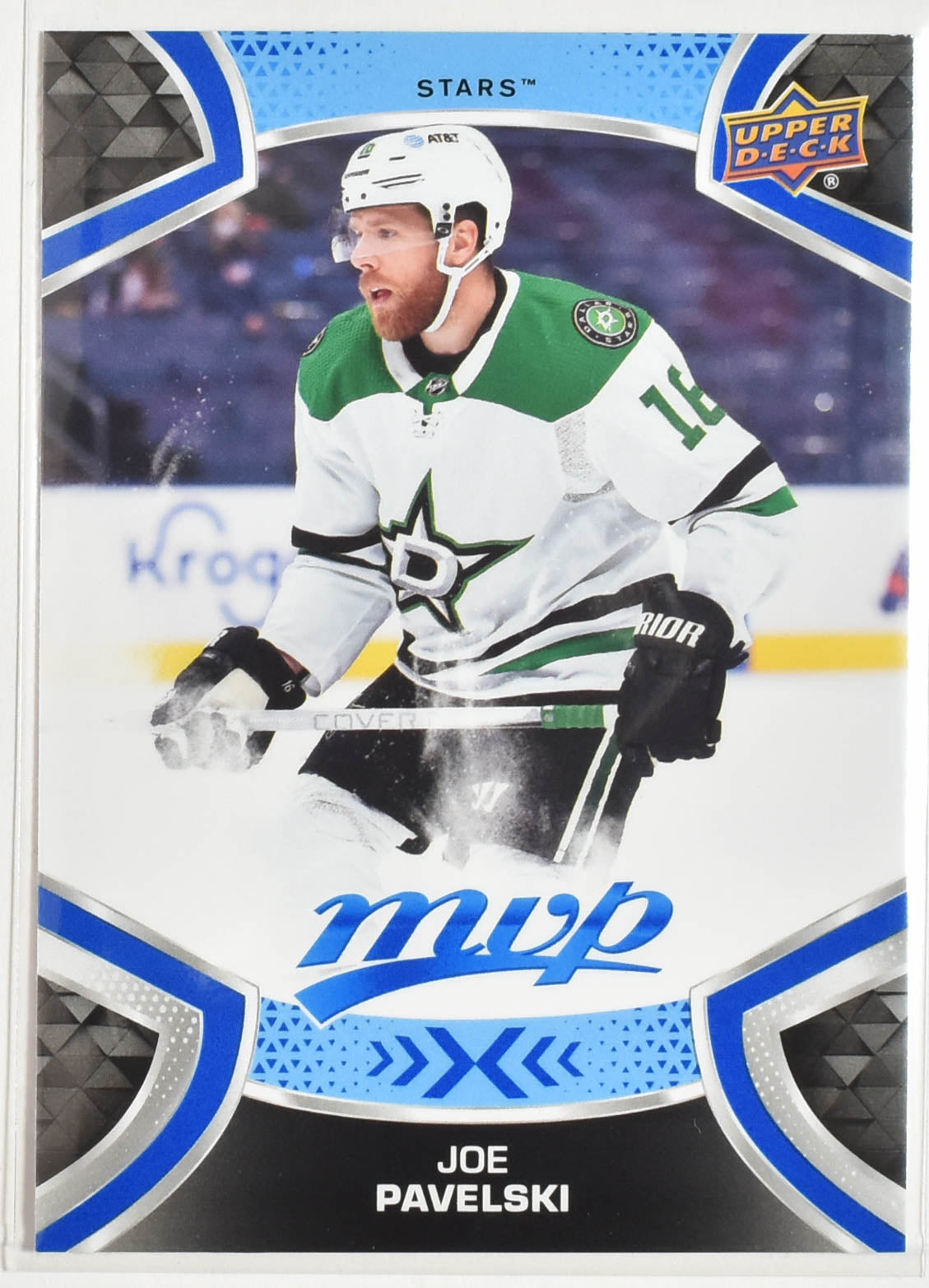 Joe Pavelski 108 Dallas Stars MVP NHL Hockey Card Upper Deck 2021