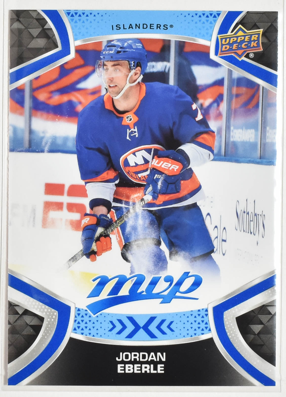 Jordan Eberle 145 New York Islanders MVP Upper Deck 2021 Hockey