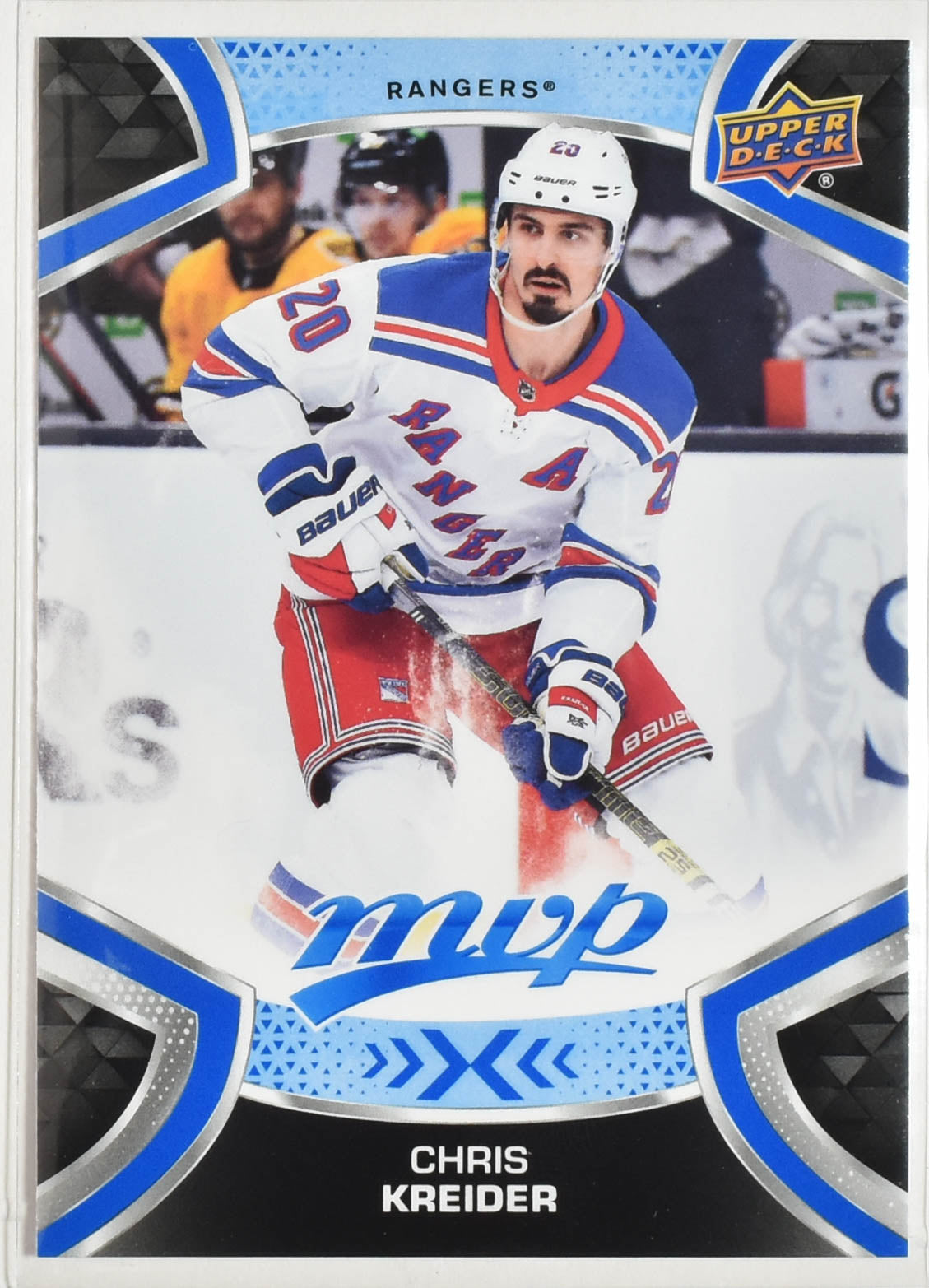 Chris Kreider 20 New York Rangers MVP Upper Deck 2021 Hockey