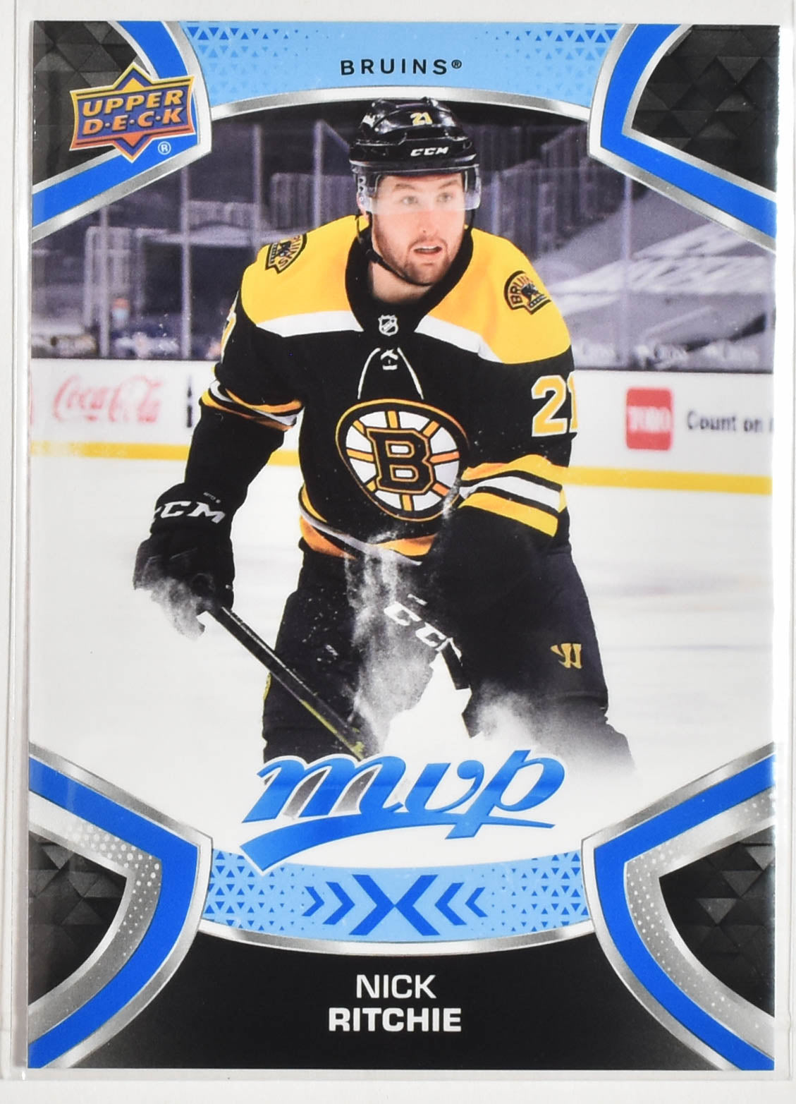 Nick Ritchie 60 Boston Bruins MVP Upper Deck 2021 Hockey