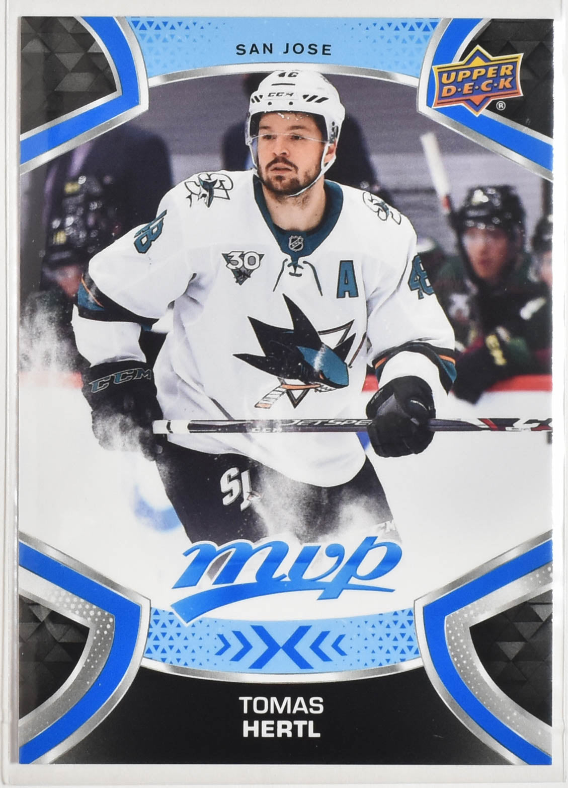 Thomas Hertl 48 Sharks MVP Upper Deck 2021 Hockey