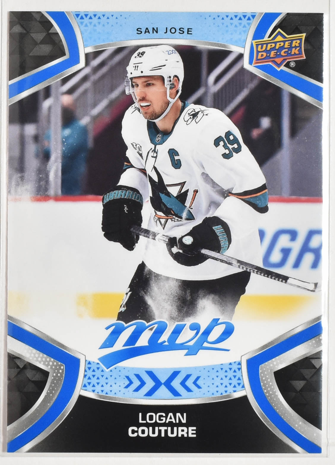 Logan Couture 39 Sharks MVP Upper Deck 2021 Hockey