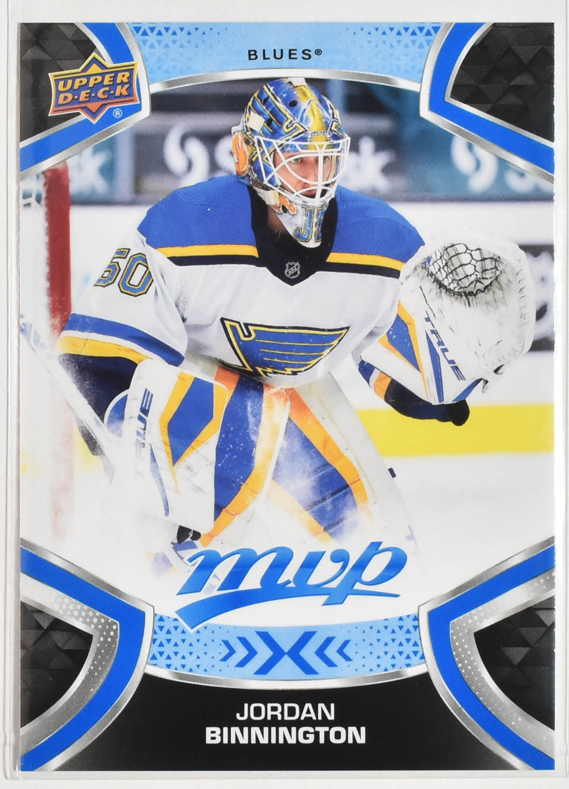 Jordan Bennington 50 St Louis Blues MVP Upper Deck 2021 Hockey