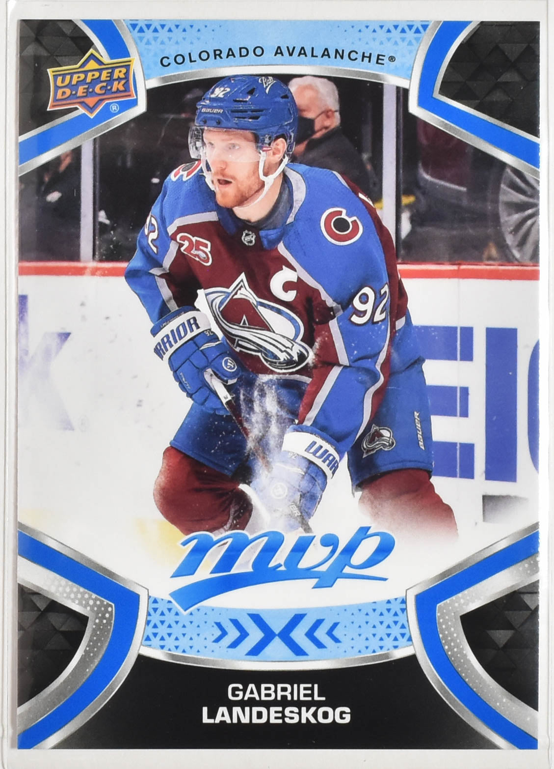 Gabriel Landeskog Colorado MVP Upper Deck 2021 Hockey