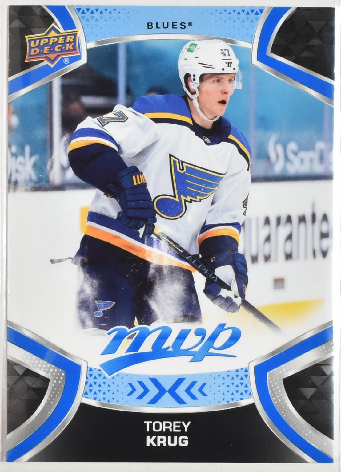 Torey Krug 47 St Louis Blues MVP Upper Deck 2021 Hockey