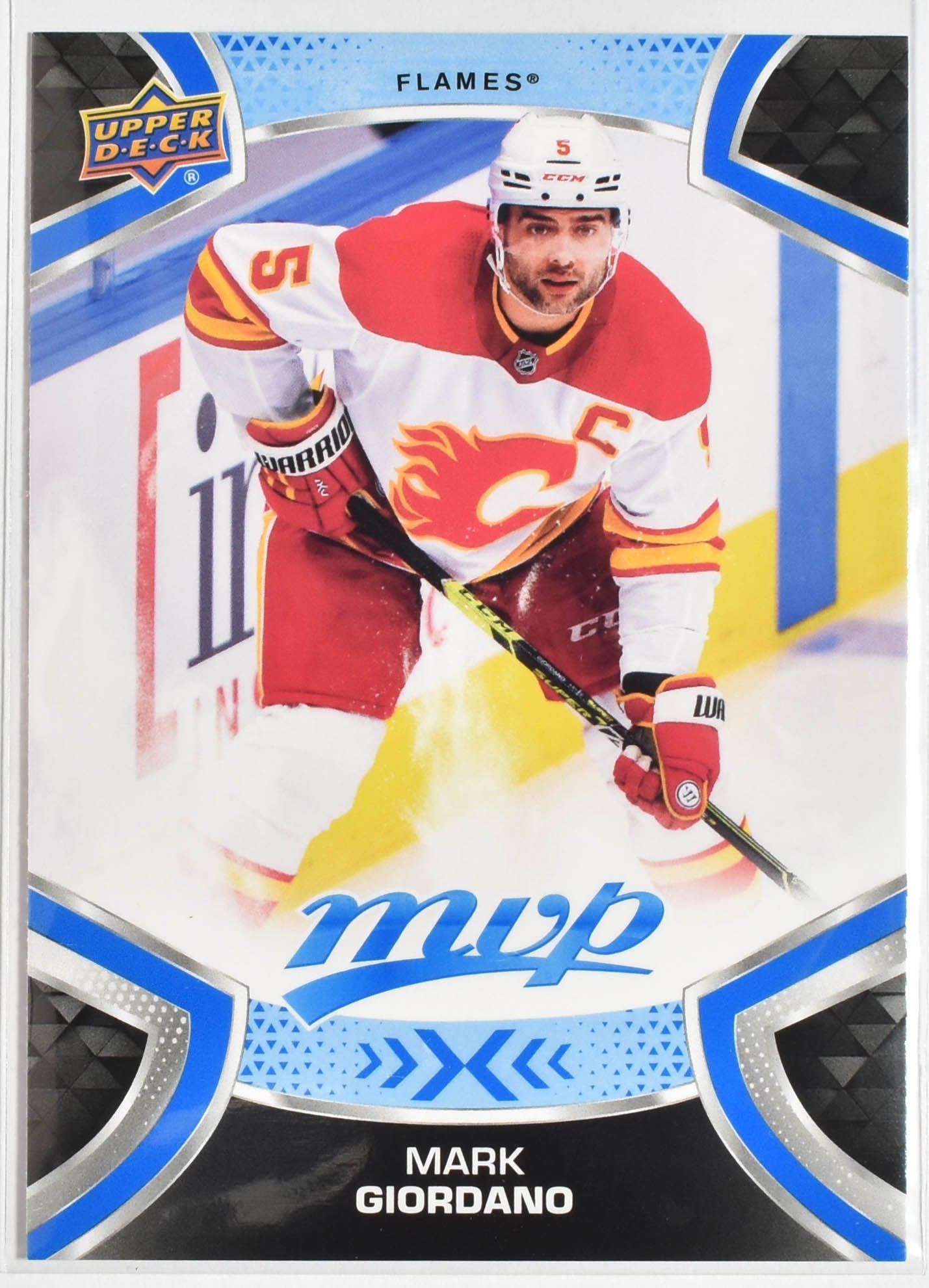 Mark Giordano 5 Flames MVP Upper Deck 2021 Hockey