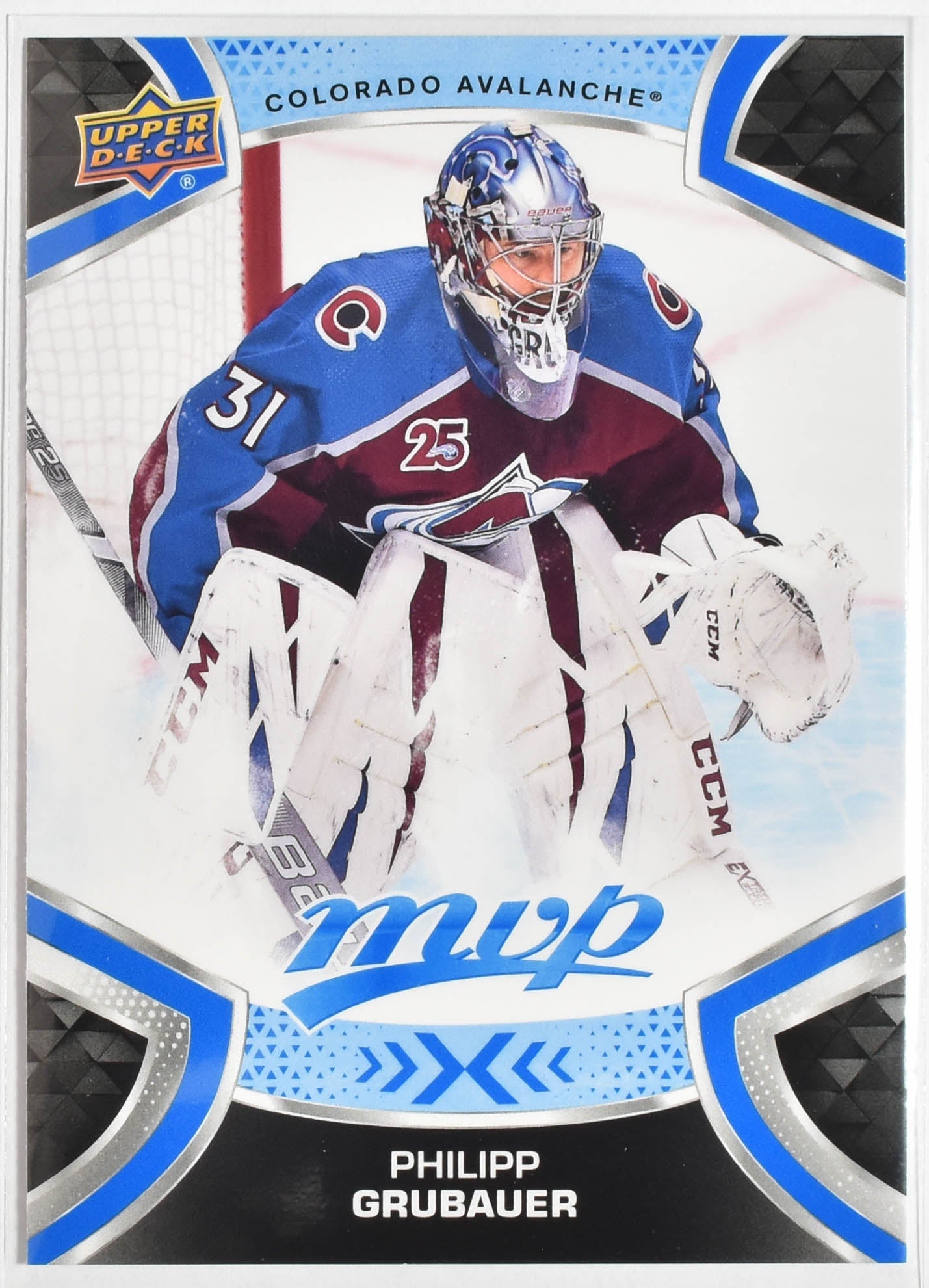 Philipp Grubauer 91 Colorado MVP Upper Deck 2021 Hockey