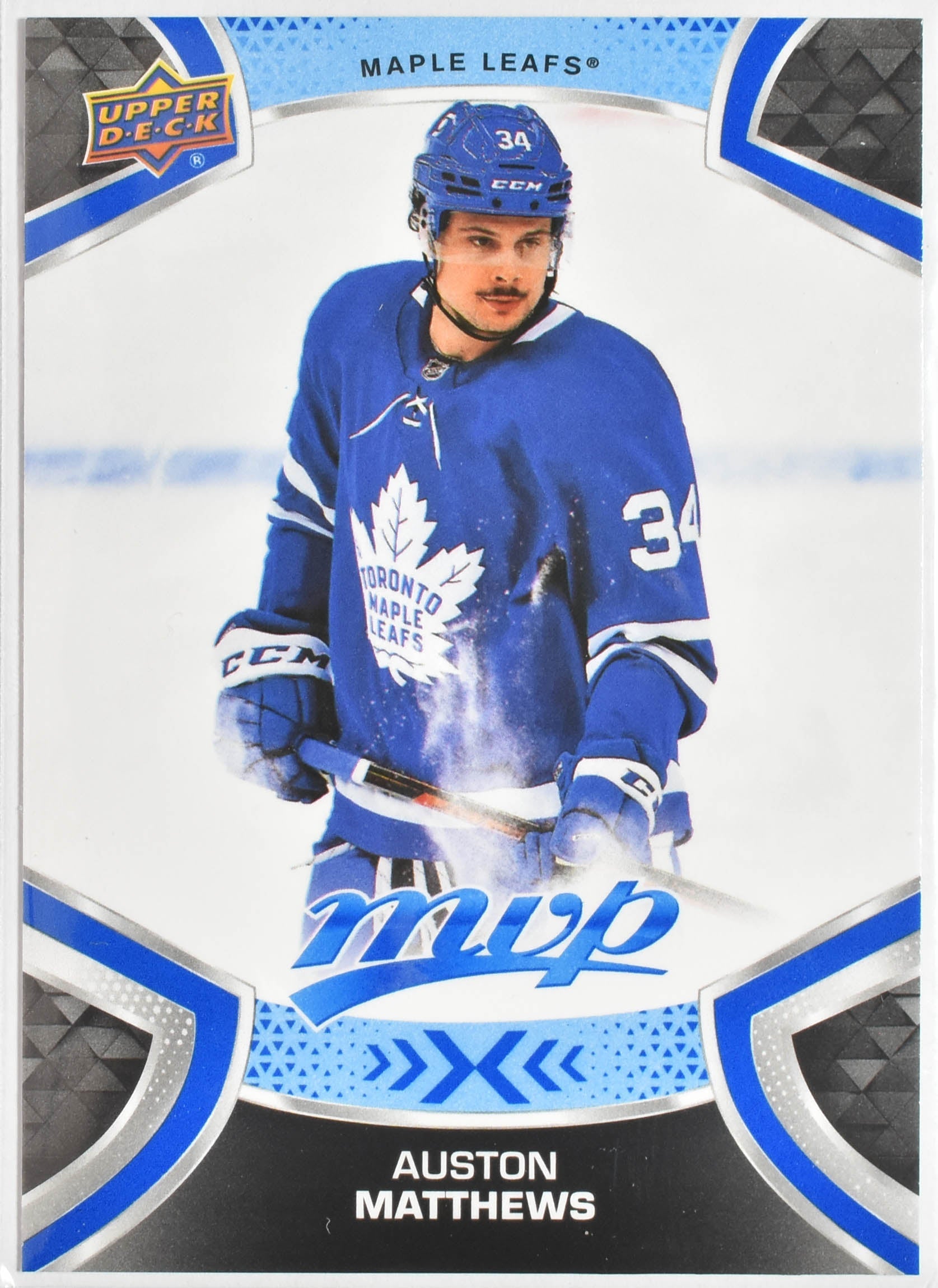 Auston Mathews 215 Toronto Maples Leafs MVP Upper Deck 2021 Hockey