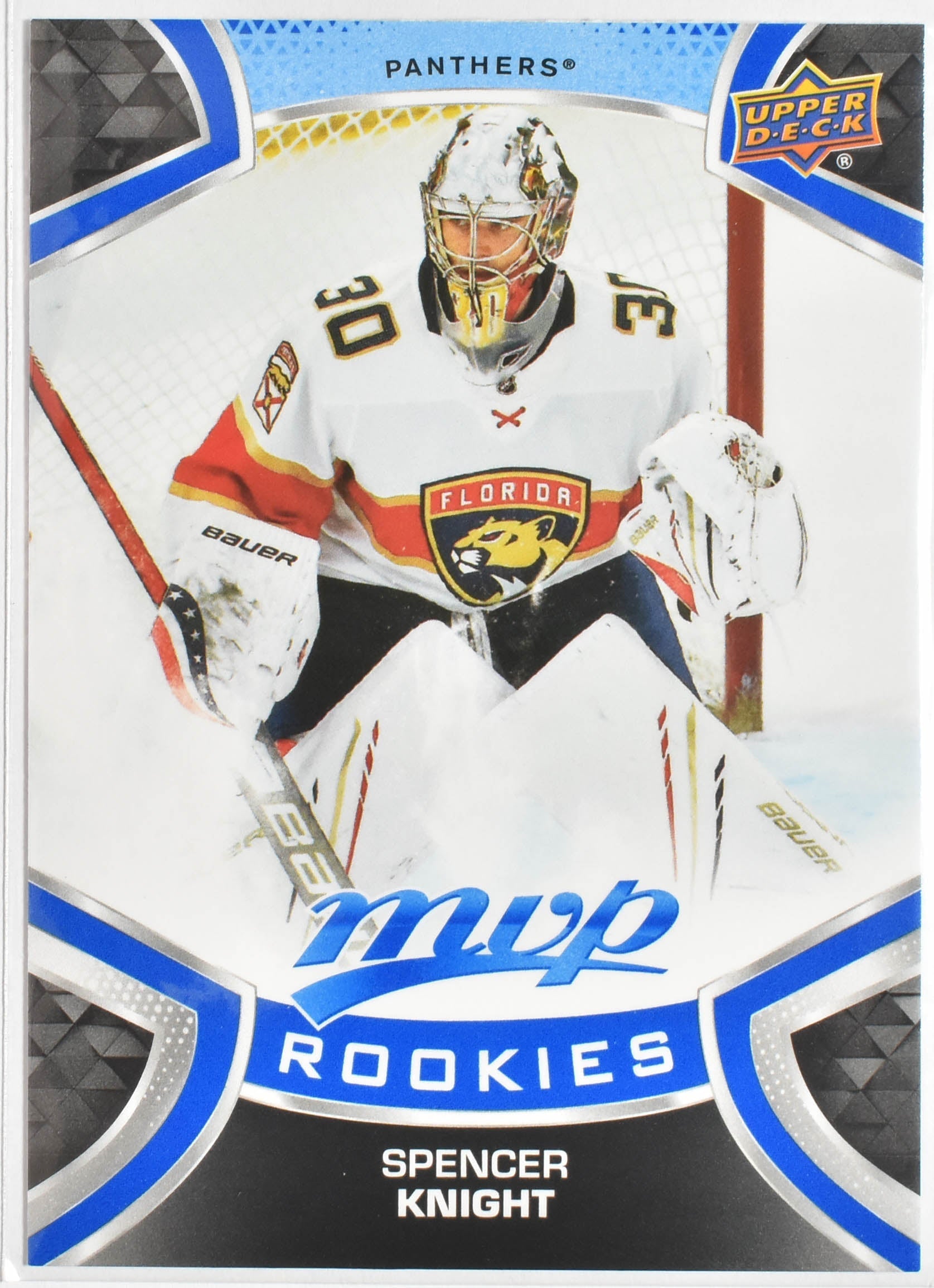 Spencer Knight Rookies Card 242 MVP NHL Hockey Card Upper Deck 2021-2022