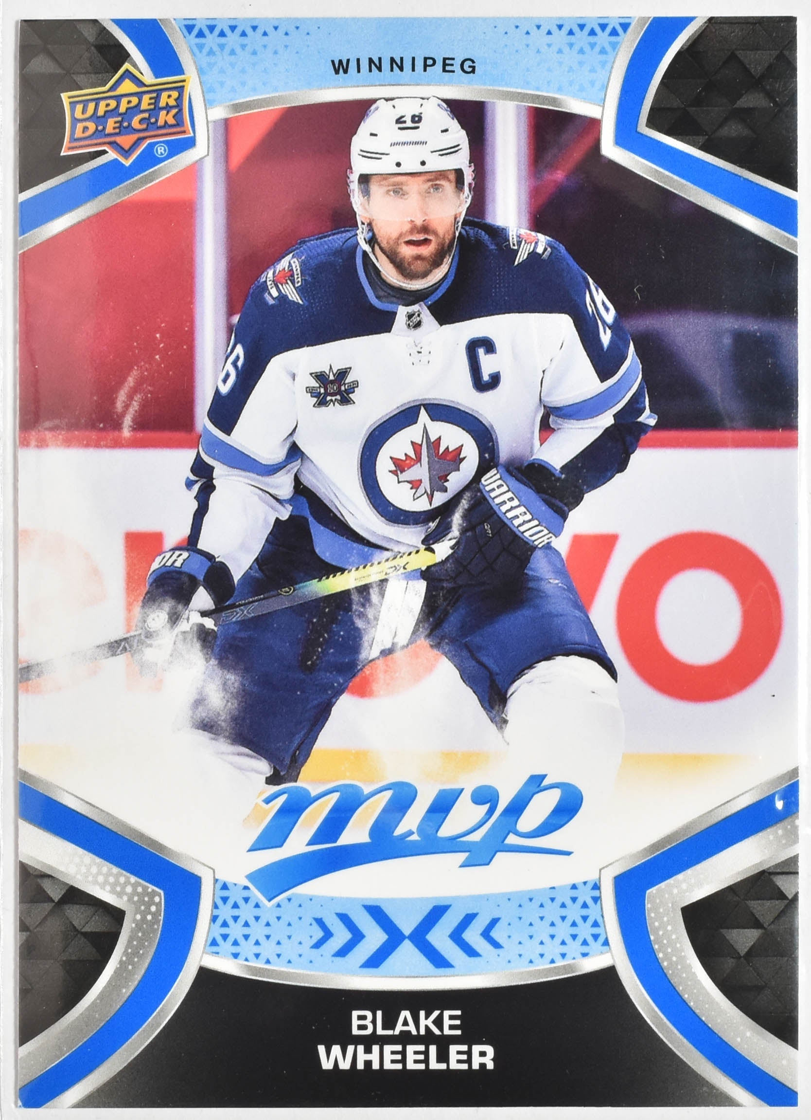 Blake Wheeler 26 Winnipeg MVP Upper Deck 2021 Hockey