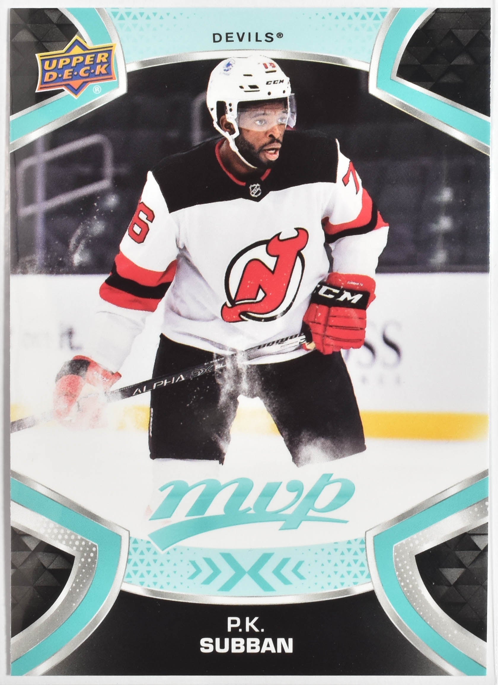 PK Subban 76 New Jersey Devils MVP Upper Deck 2021 Hockey