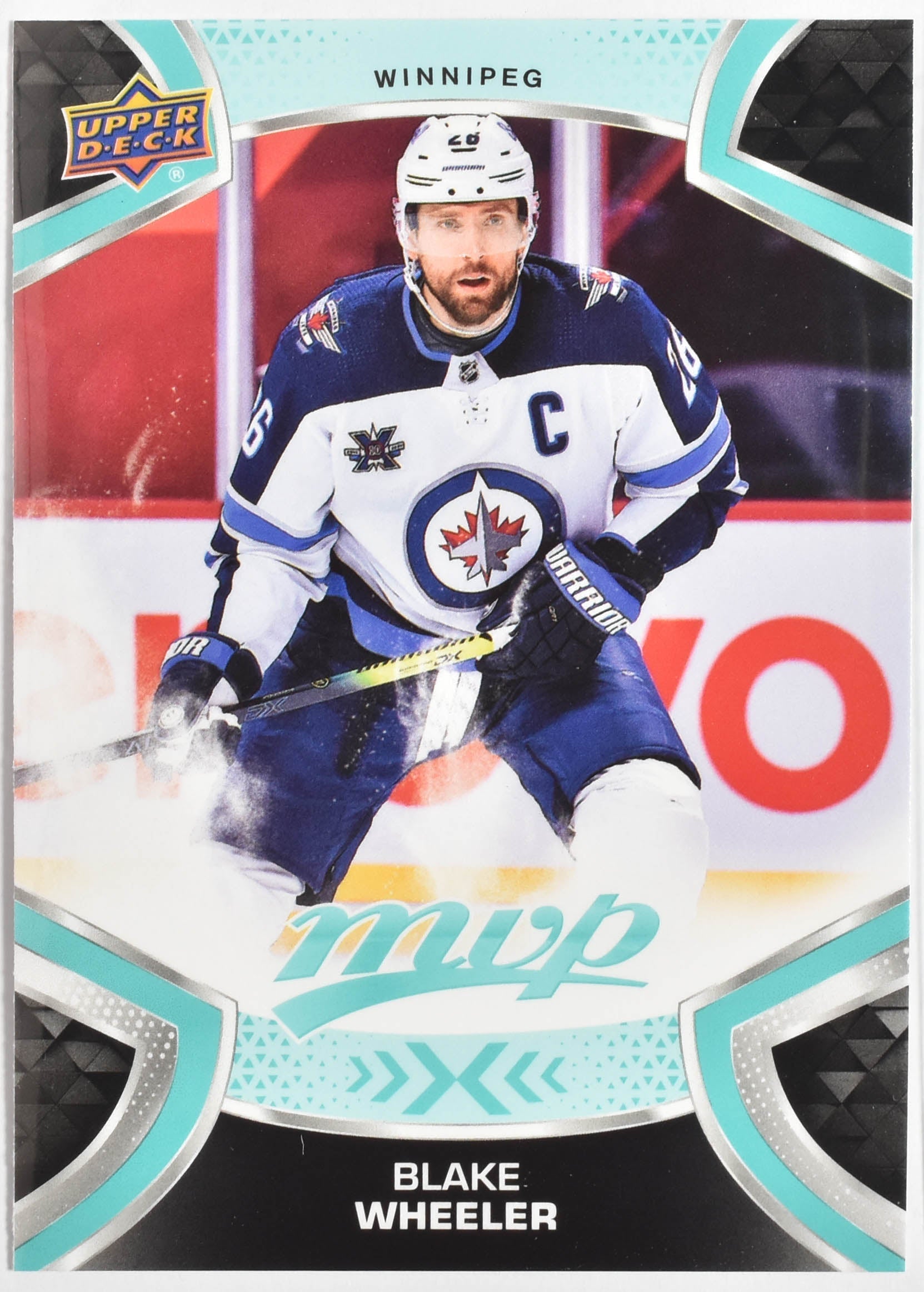 Blake Wheeler 26 Winnipeg NHL MVP Upper Deck 2021 Hockey