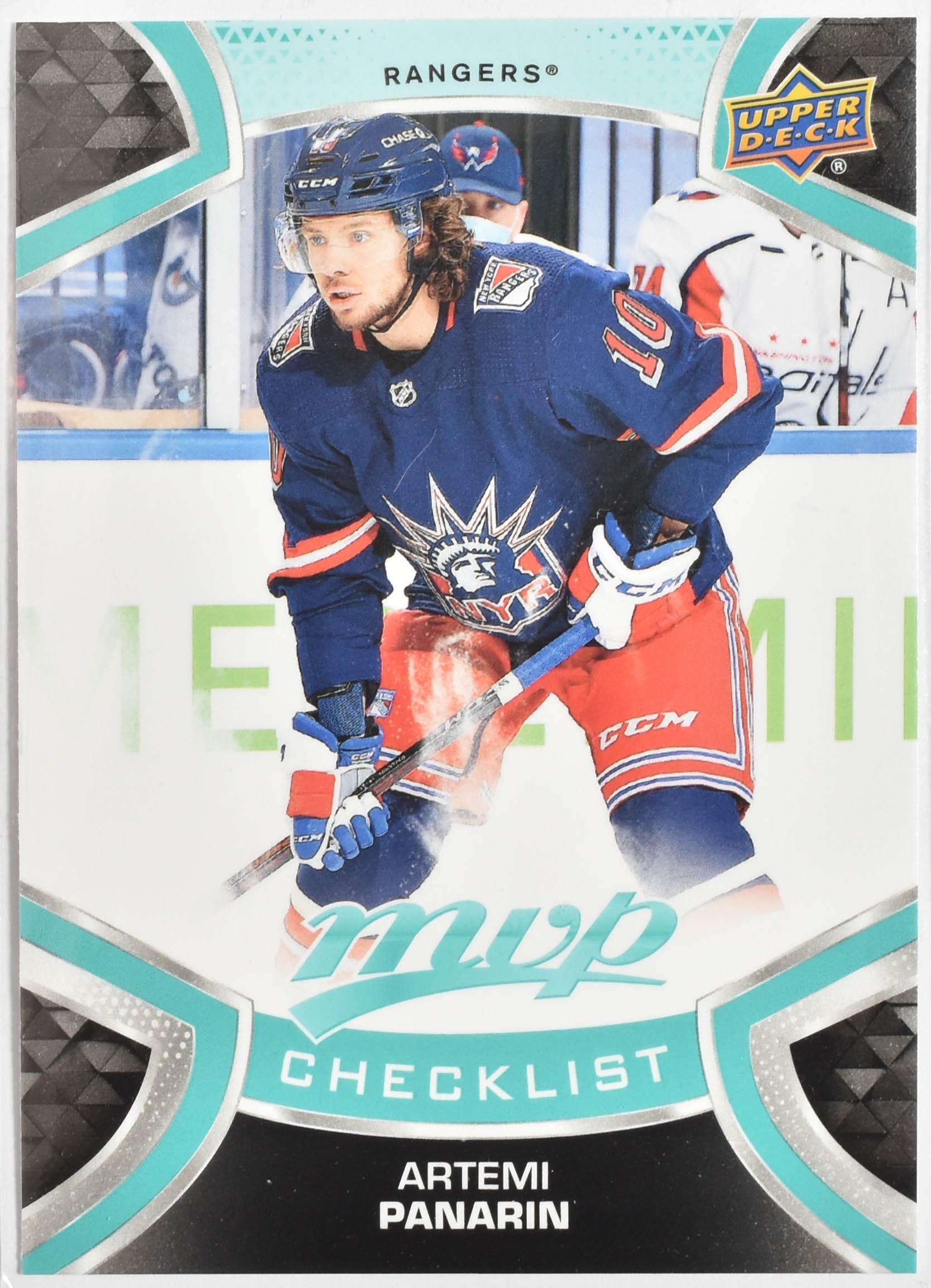 Artemi Panarin 200 New York Rangers MVP Upper Deck 2021 Hockey Checklist