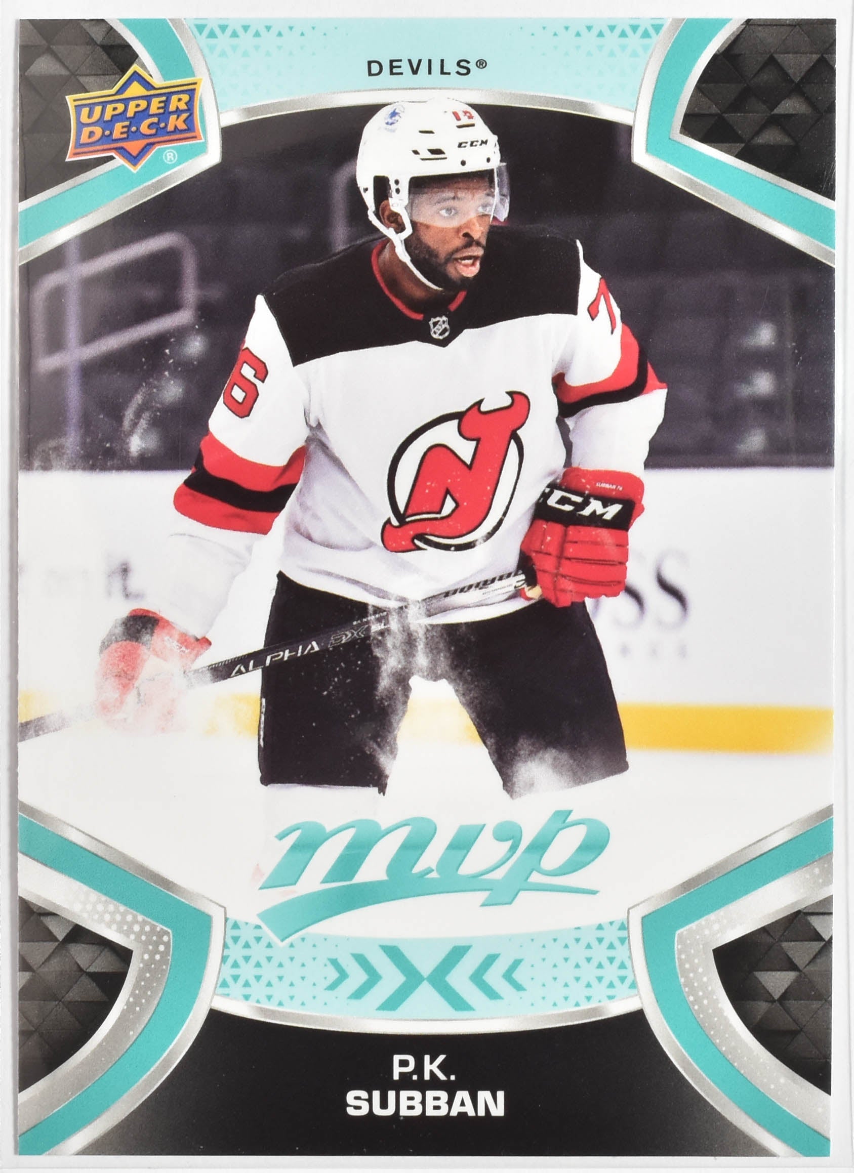 PK Subban 76 New Jersey Devils MVP Upper Deck 2021 Mint