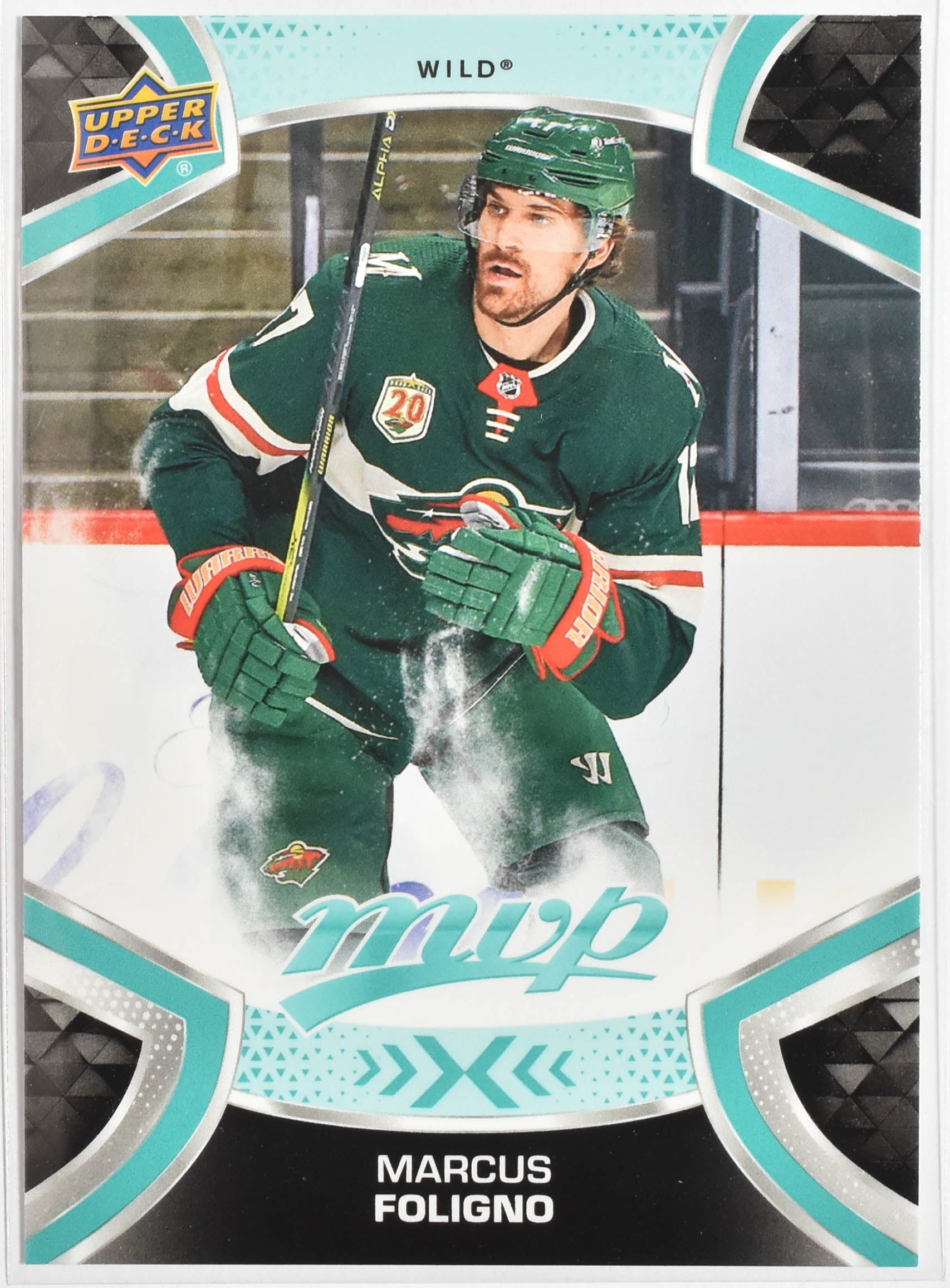 Marcus Foligno 117 Minnesota Wild MVP NHL Hockey Card Upper Deck 2021 Mint