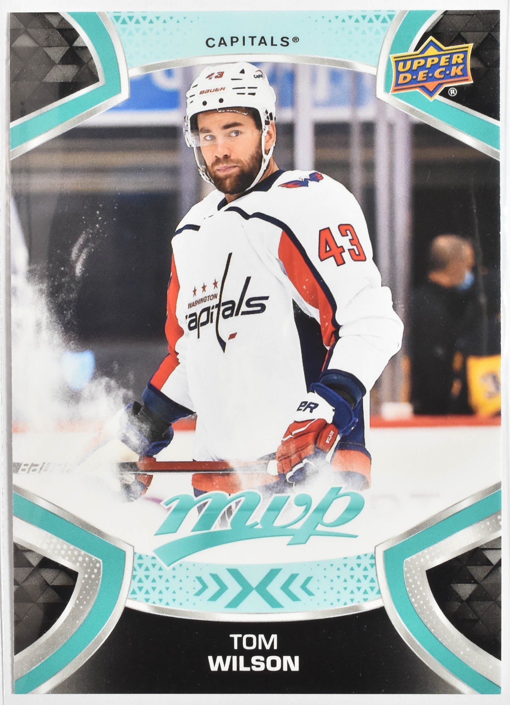 Tom Wilson 143 Capitals MVP NHL Hockey Card Upper Deck 2021 Mint