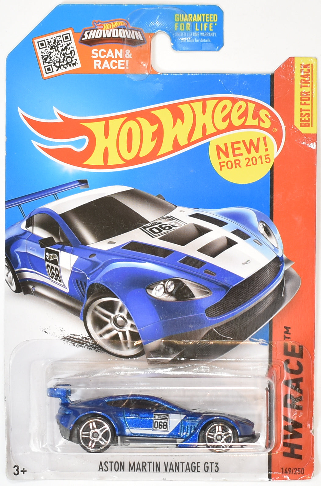 Hot Wheels Aston Martin Vantage GT3 149 Hot Wheels car 2013 ASST. L2593