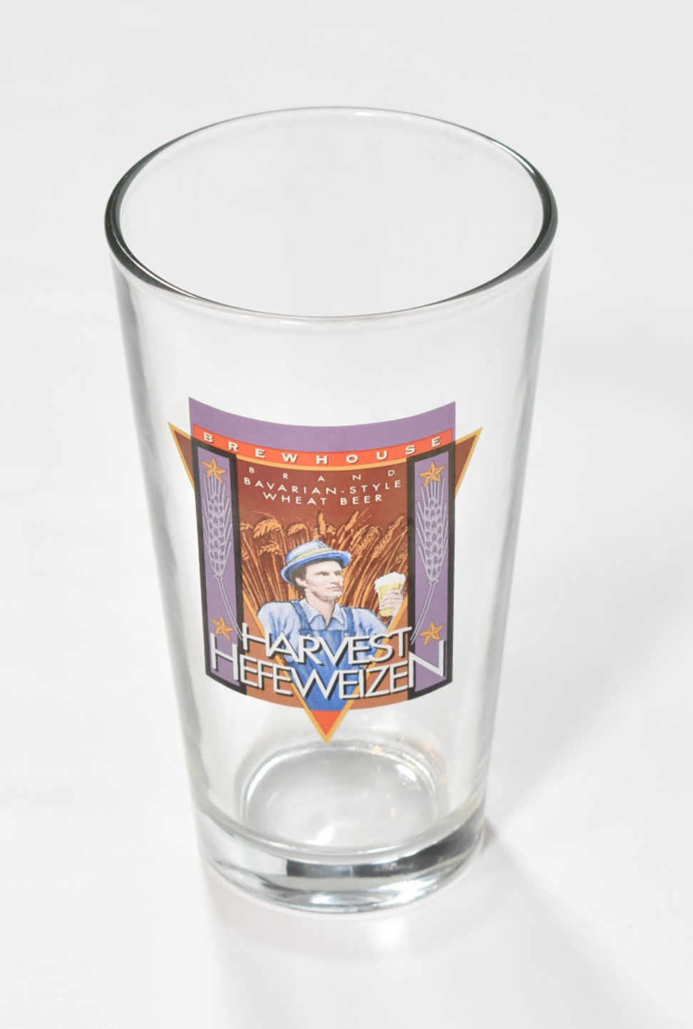 Harvest HefeWeizen Brew House Glass Tumbler Wheat Beer Brand Bavarian