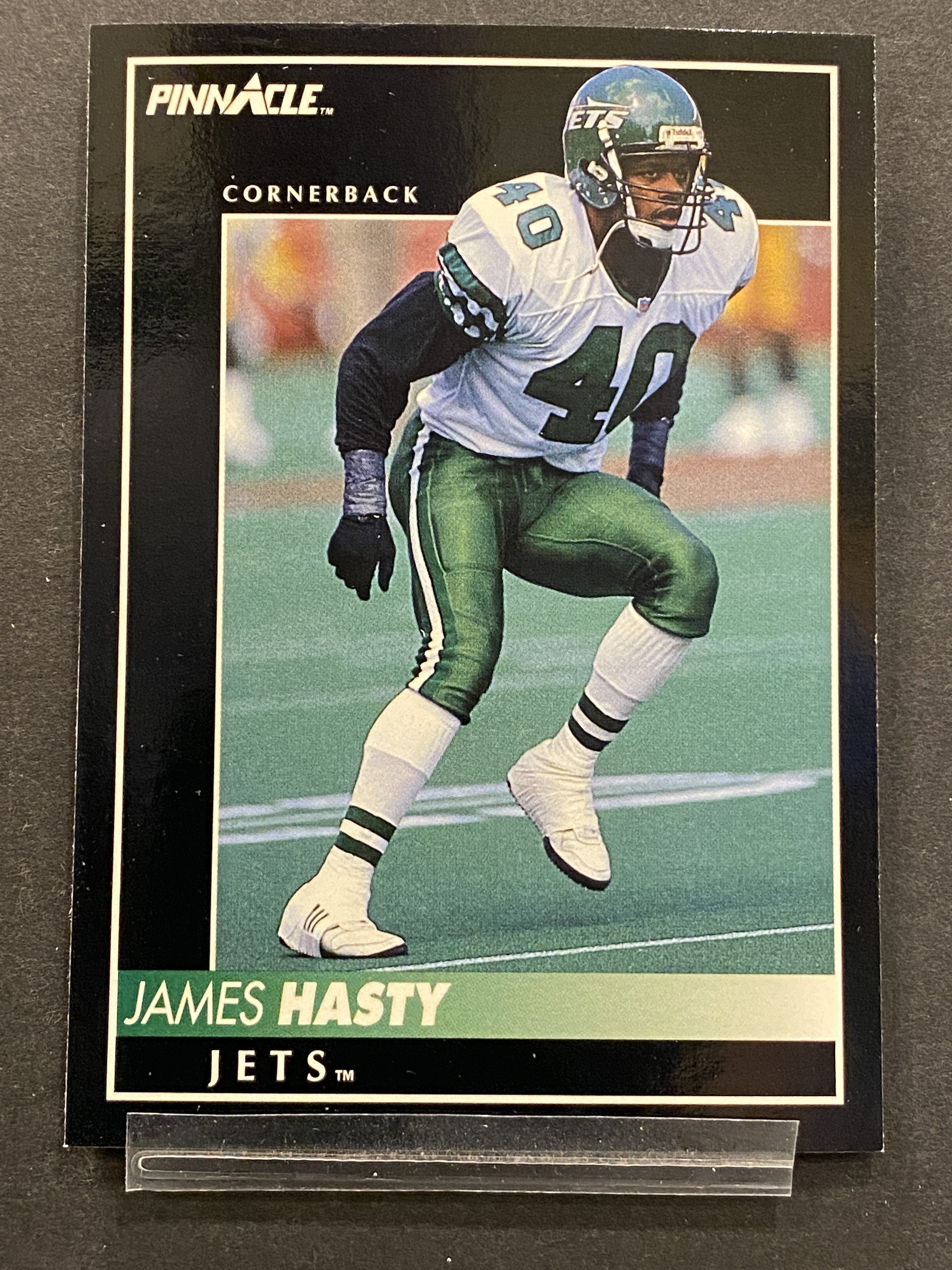 James Hasty Pinnacle Football Card