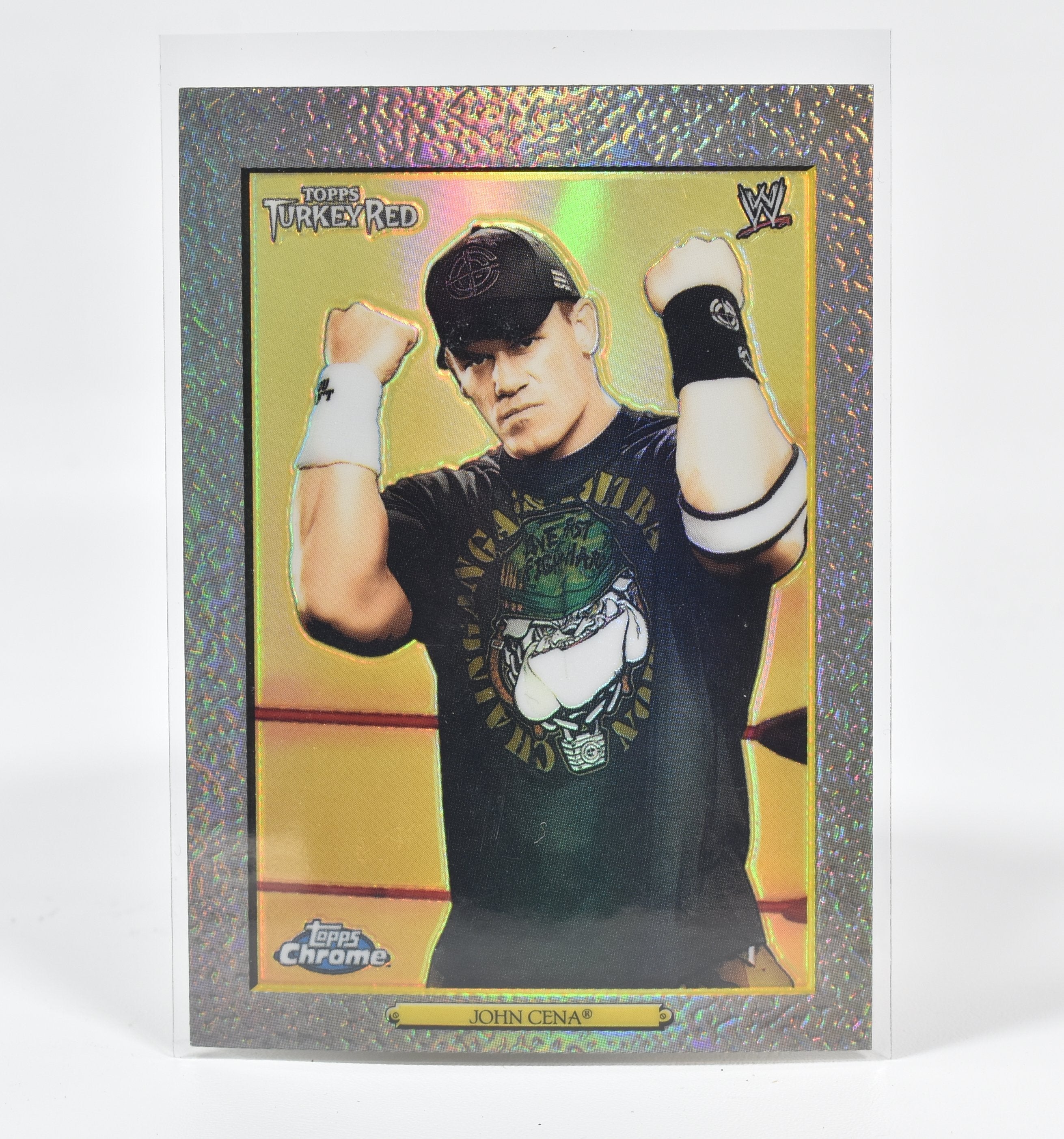 John Cena WWE Superstar No 93 Topps Chrome 2007 Brooklyn, NY 36th St Card