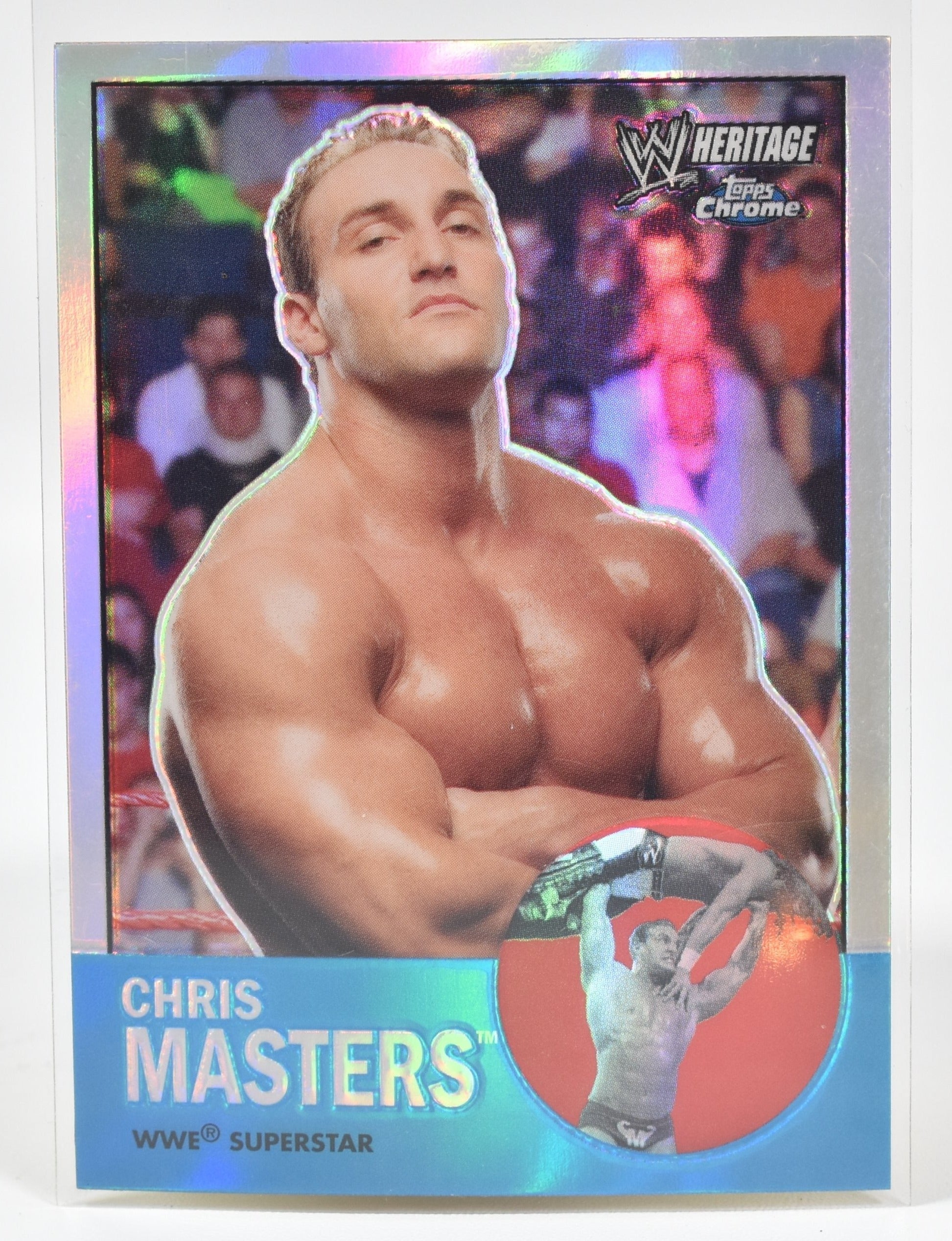 Chris Masters Topps Chrome Wrestling card 2007 Superstar Card Heritage 42