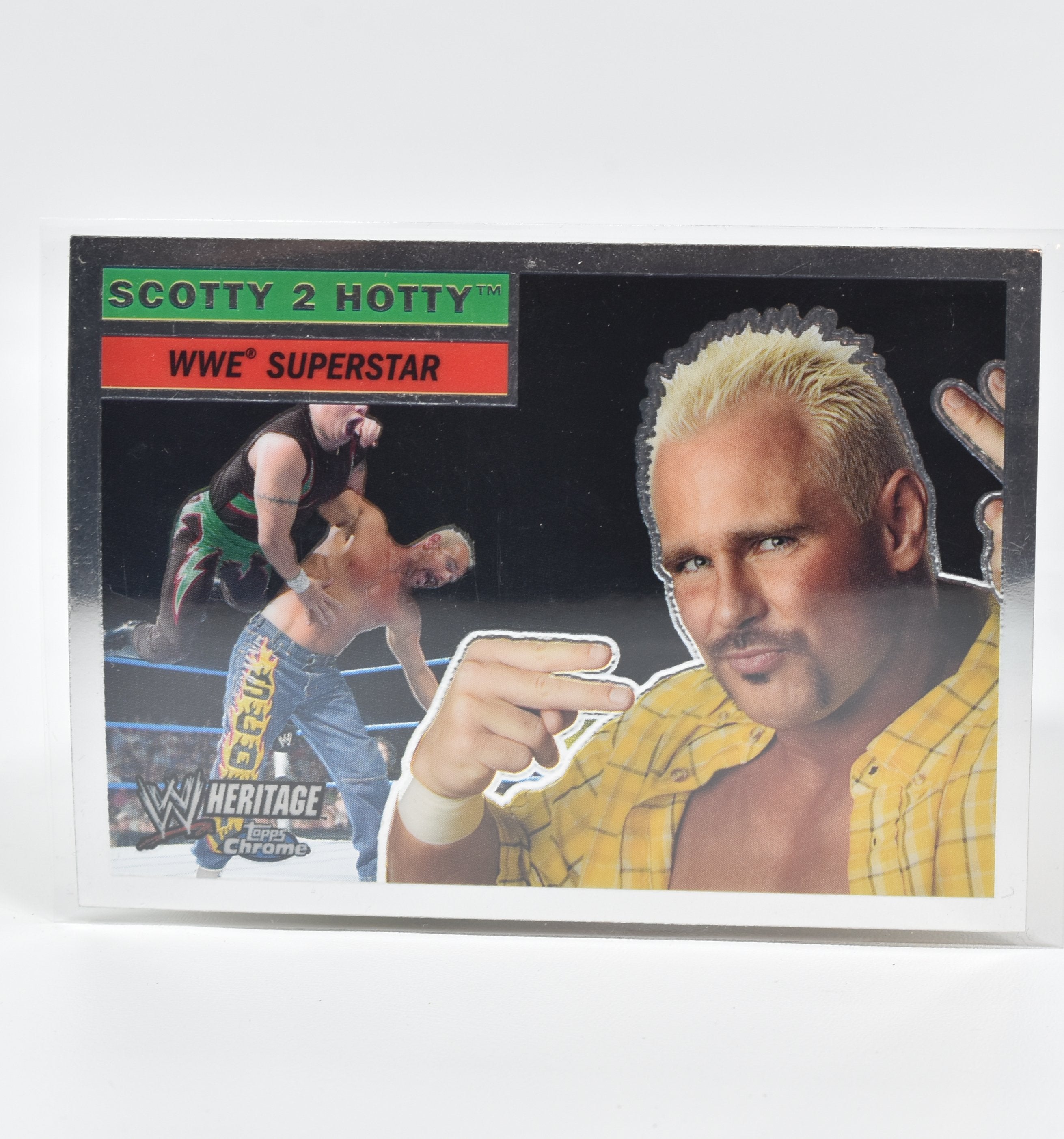 Scotty 2 hotty Topps Chrome Wrestling card 2007 Superstar Card Heritage 49