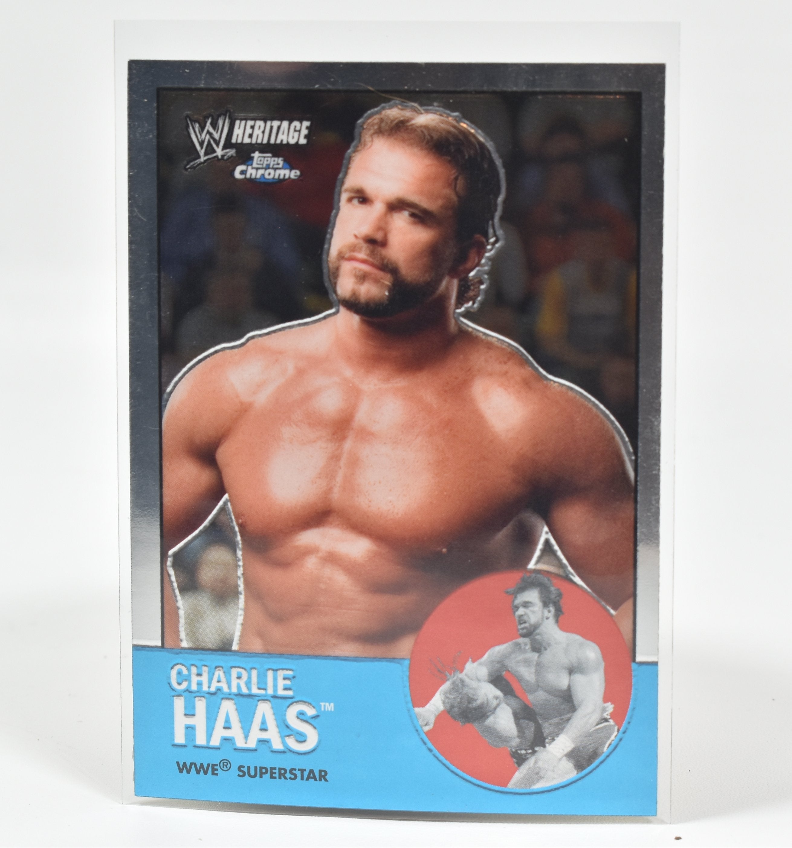 Charlie Haas Topps Chrome Wrestling card 2007 Superstar Card Heritage 50