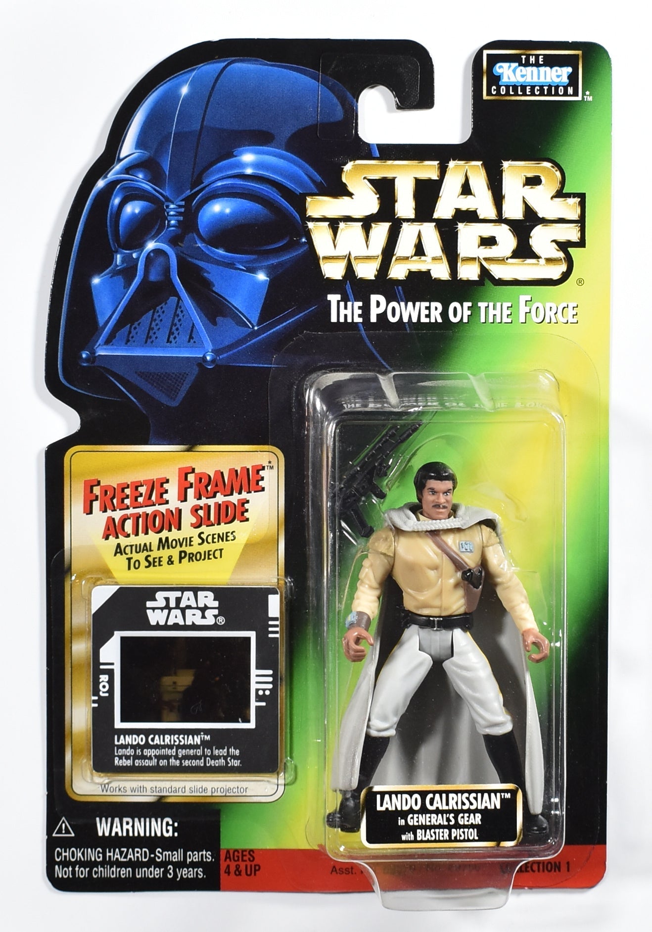 Star Wars Power of the Force Freeze Frame Lando Calrissian General's Gear