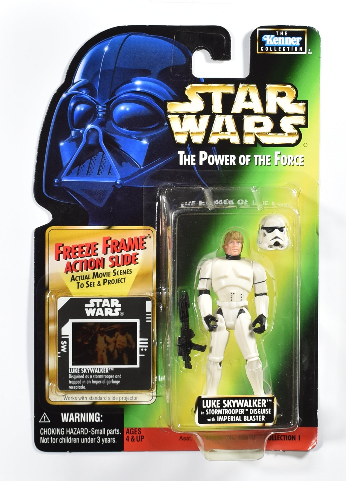 Star Wars Power of the Force Freeze Frame Luke Skywalker Storm Trooper Disguise