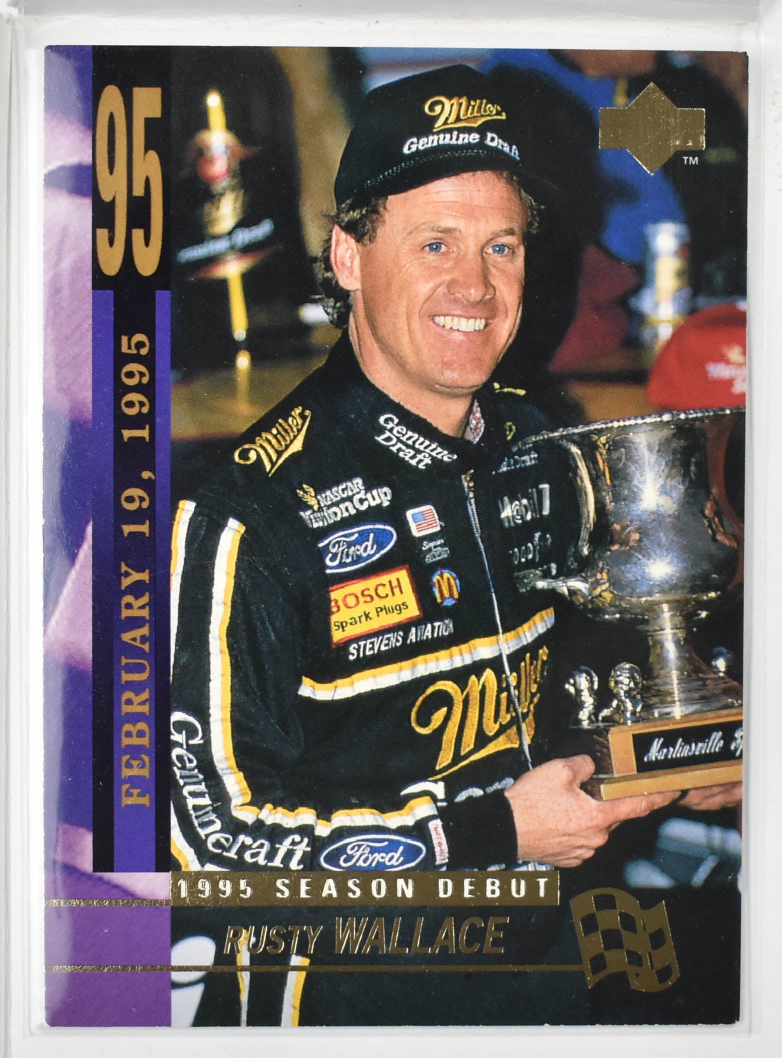 Rusty Wallace 229 Upper Deck 1995 Season Debut