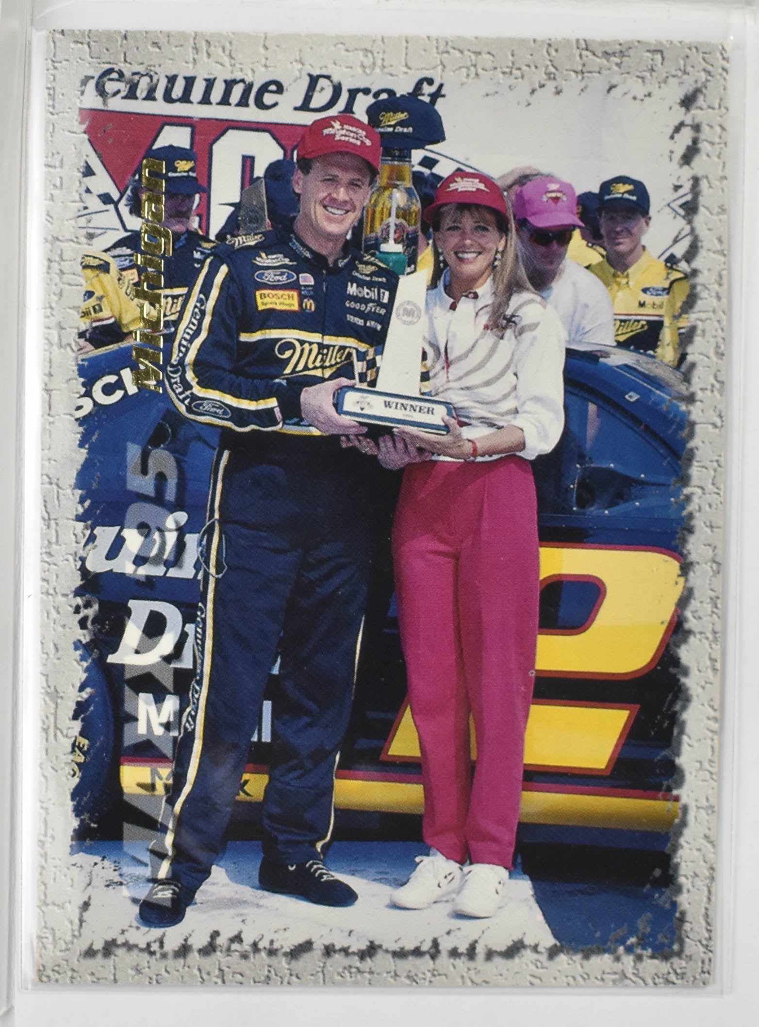 Rusty Wallace 1995 Maxx Race Cards Victory Lane Michigan