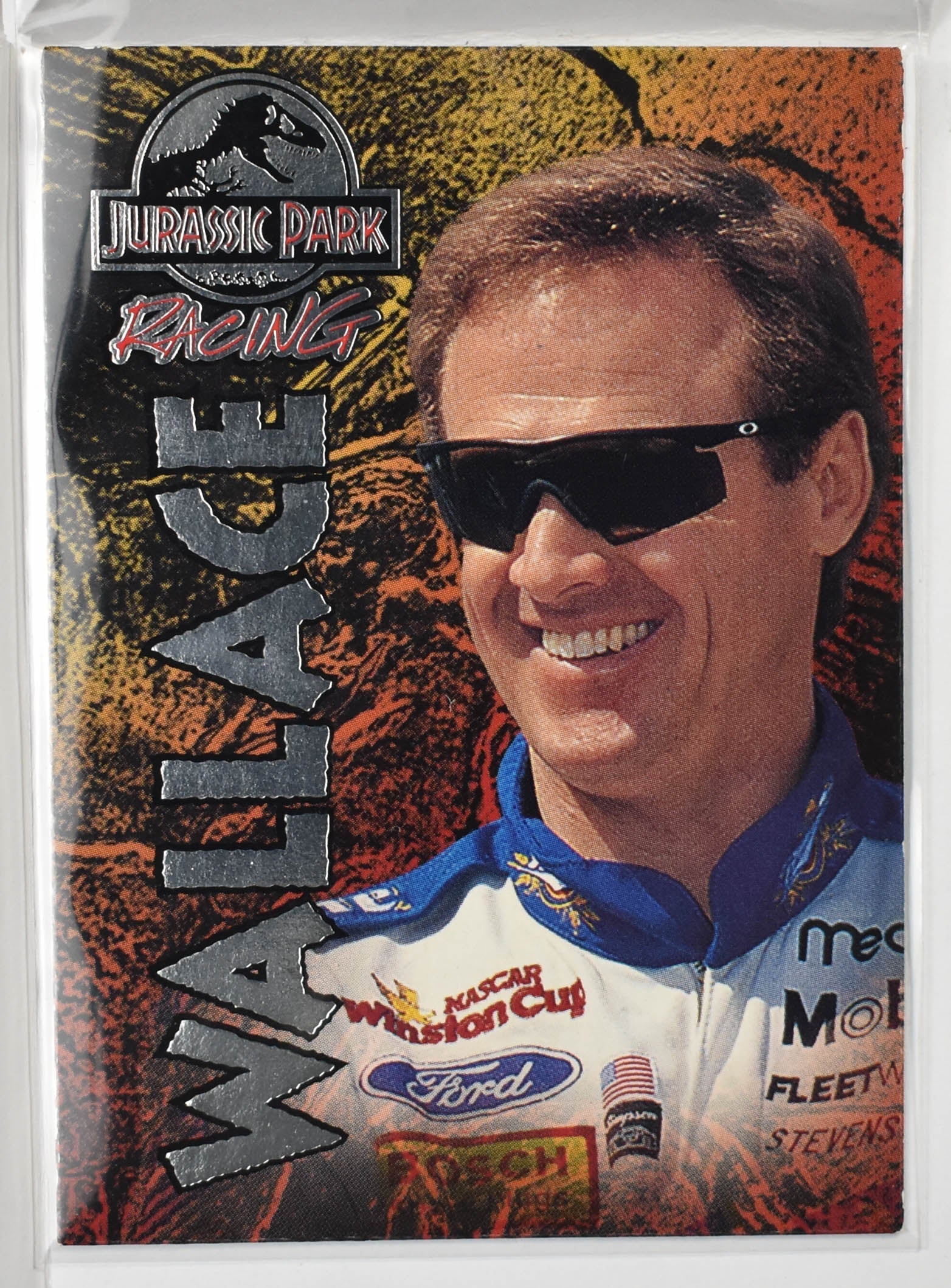 Rusty Wallace 5 1997 Wheels Sports Nascar Card Jurassic Park