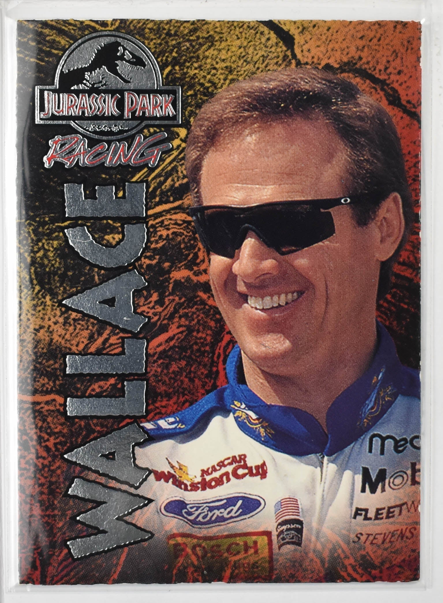 Rusty Wallace 5 1997 Wheels Sports Nascar Card Jurassic Park Racing