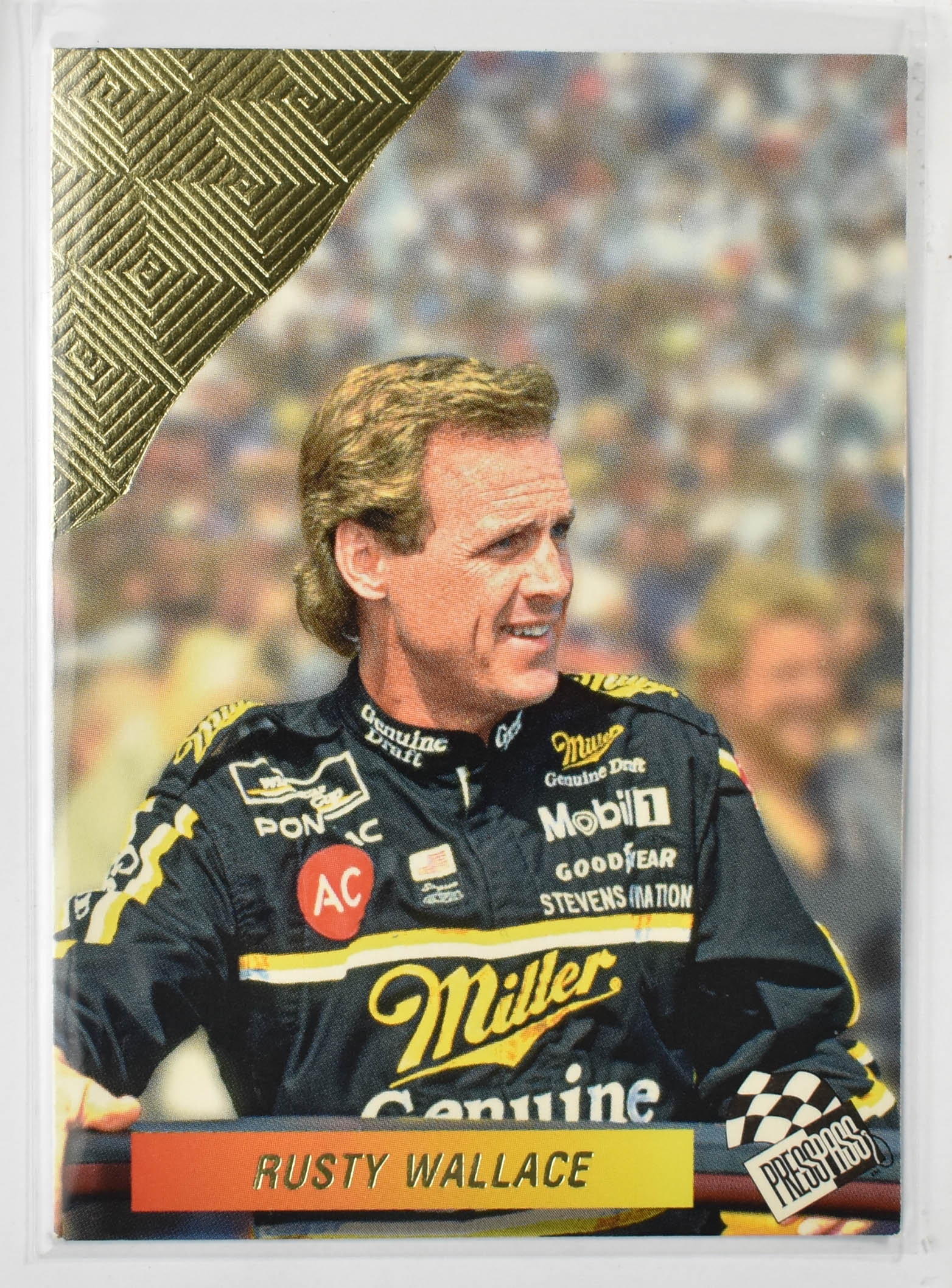 Rusty Wallace CF4/4 Press Pass 1994 Nascar Card